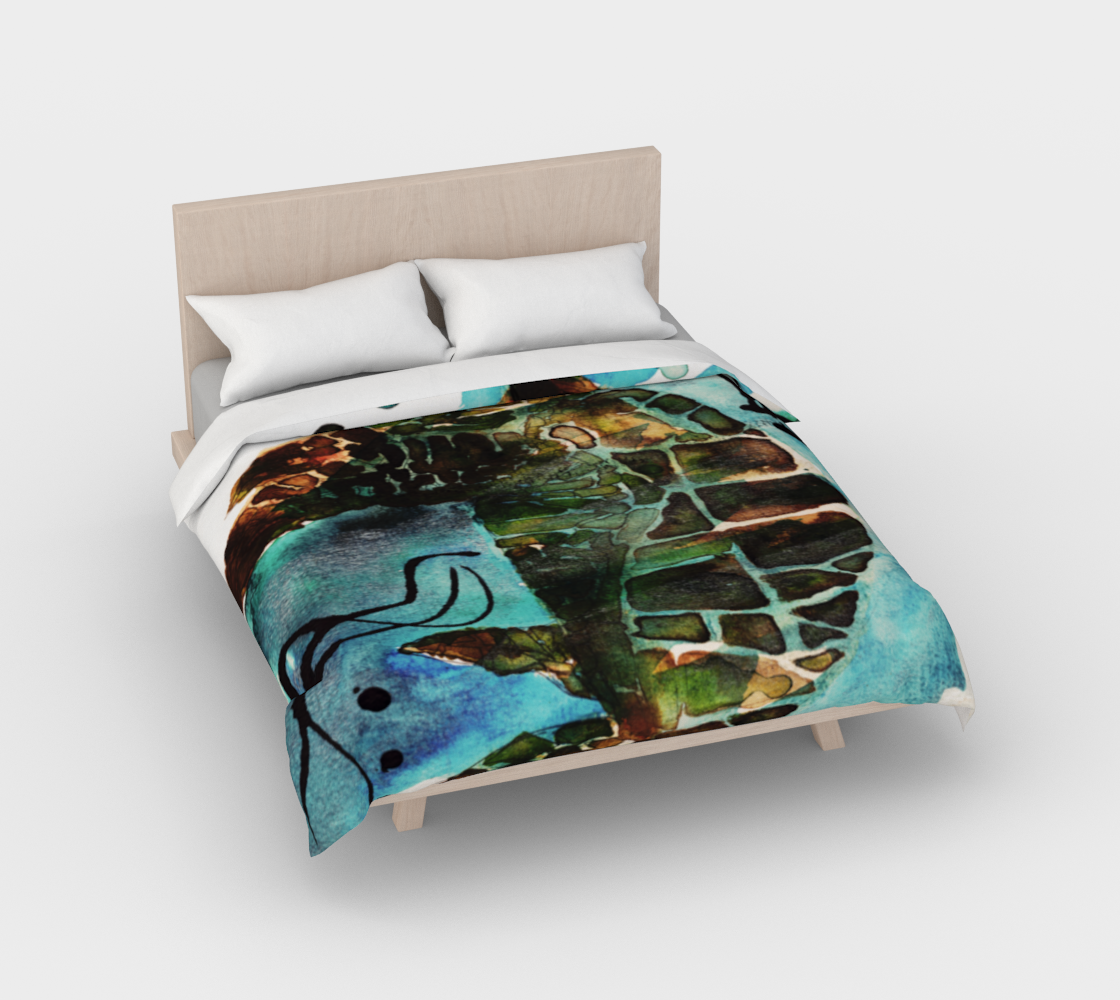 Saltwater Man Duvet Cover