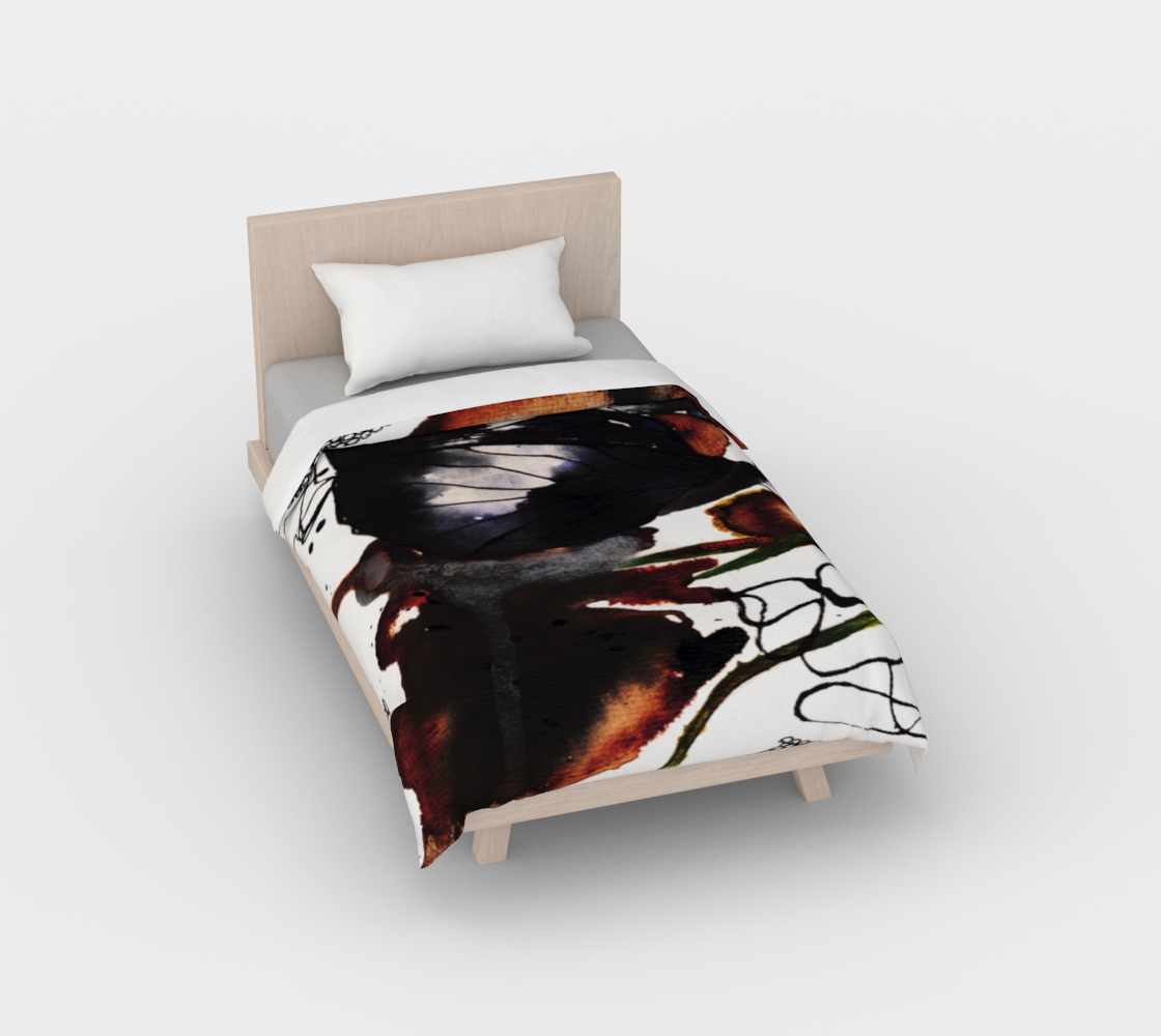 Moth to a Flame Duvet Cover