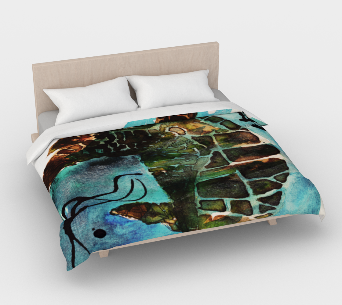 Saltwater Man Duvet Cover