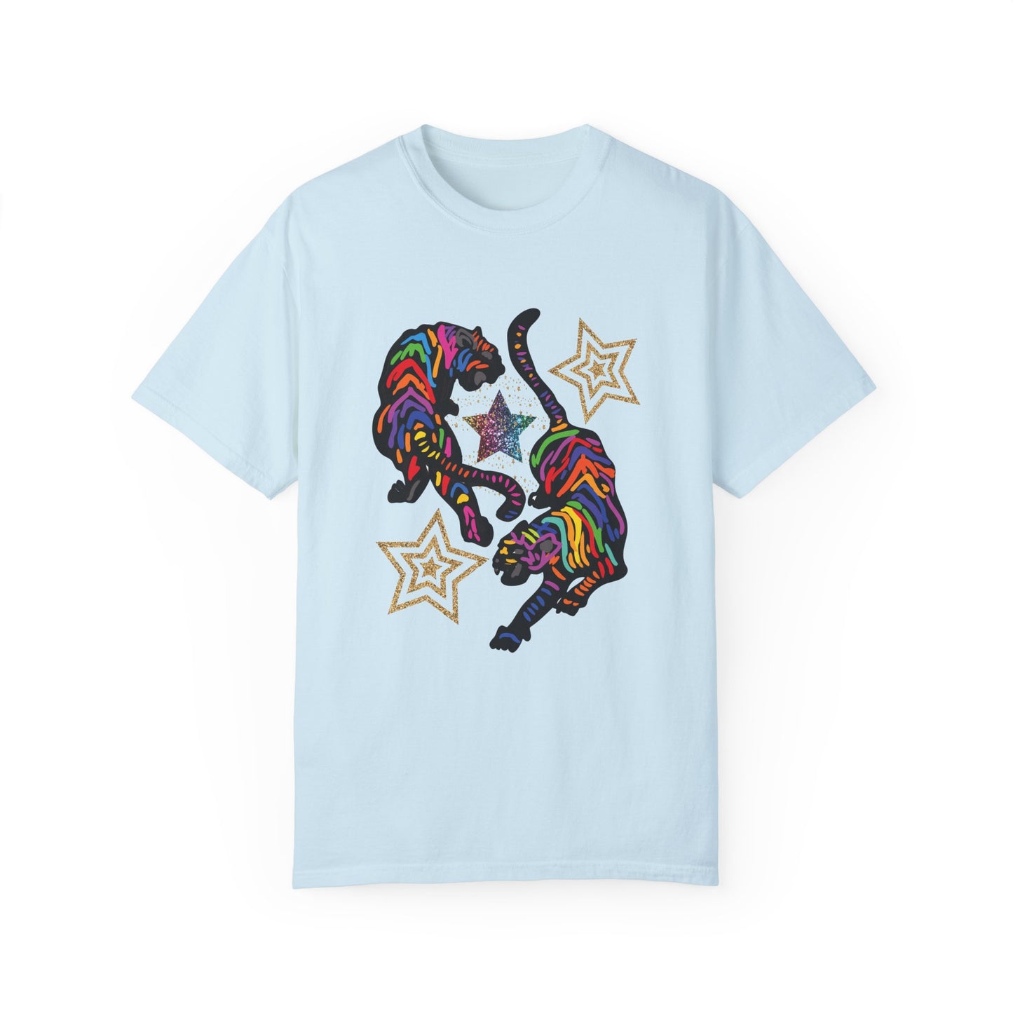 Rainbow Tiger Summer Boxy Tee