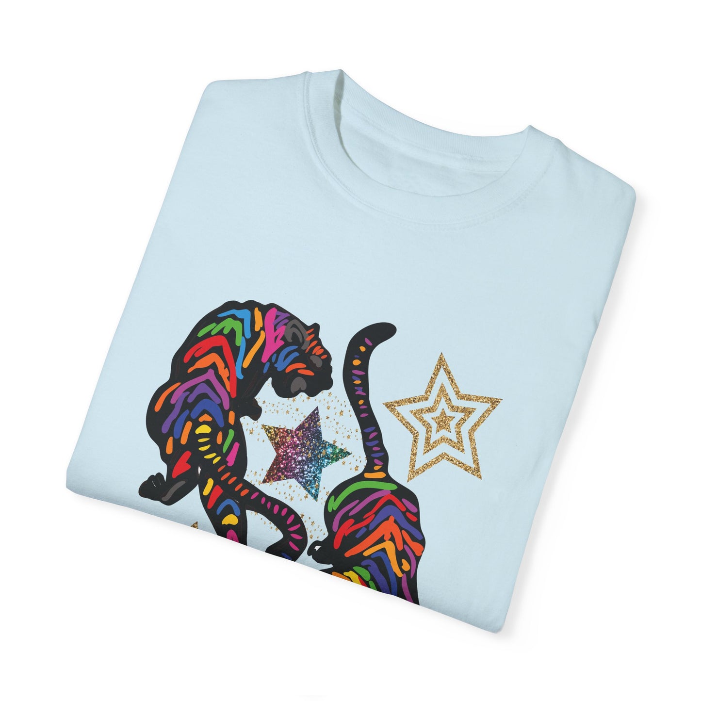 Rainbow Tiger Summer Boxy Tee