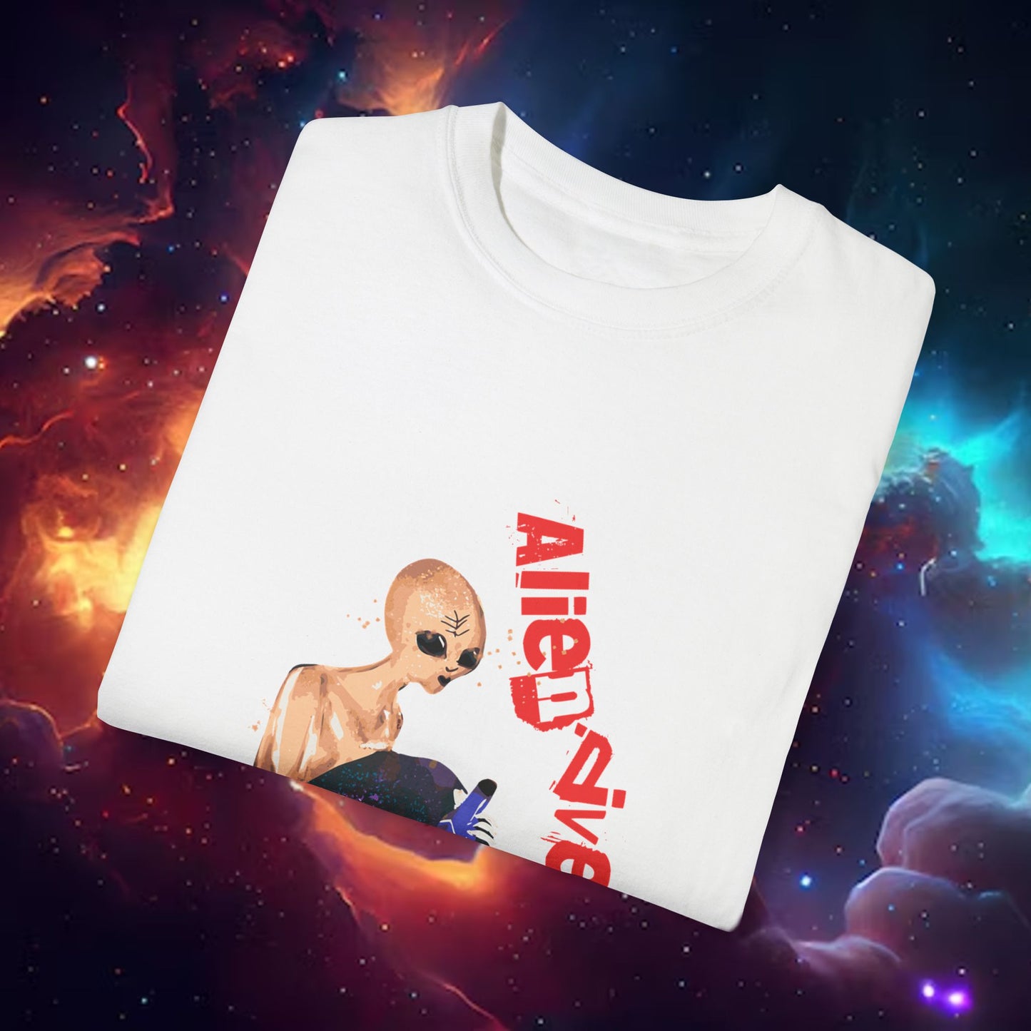 Alien Dive Bar Boxy Tee