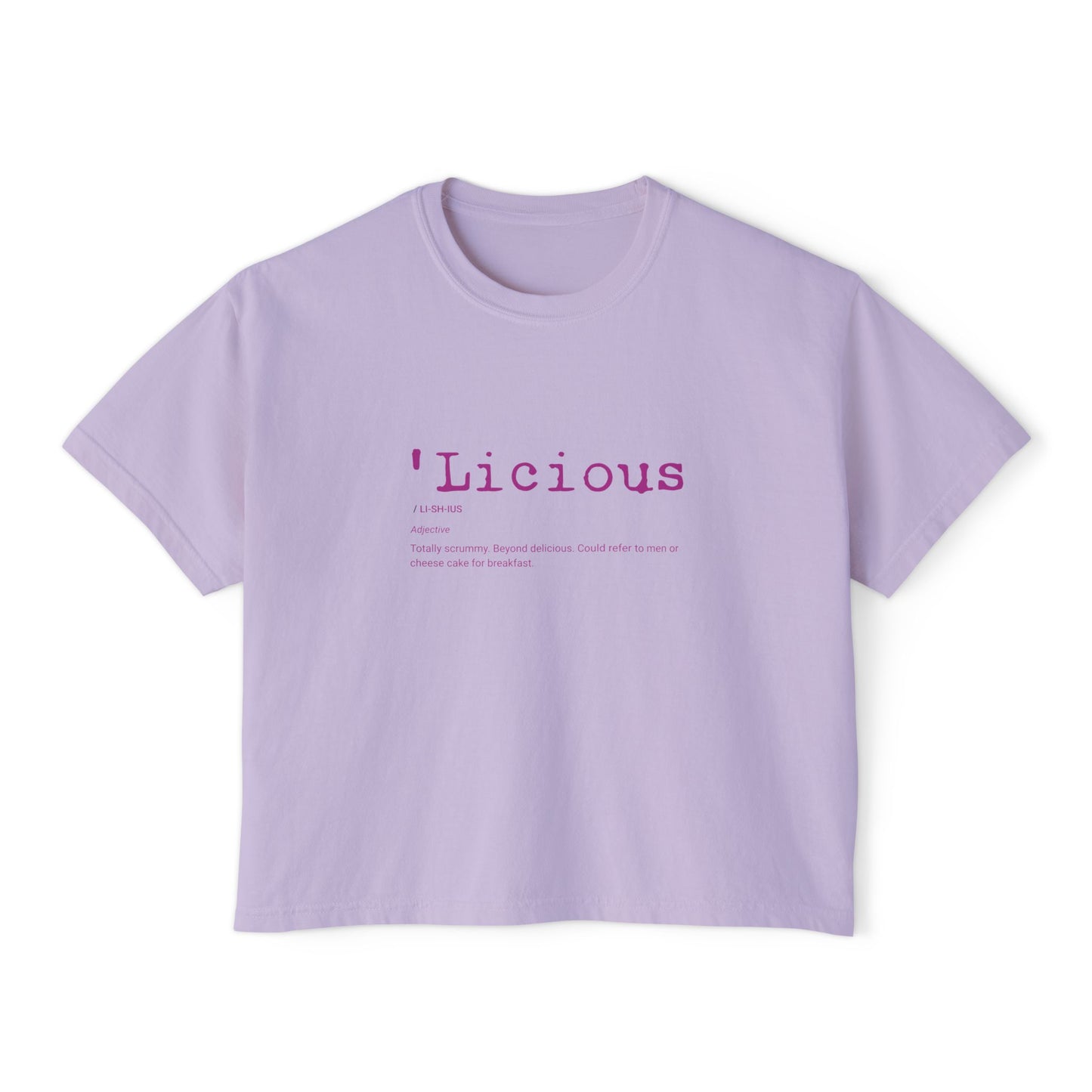 'Licious Boxy Crop