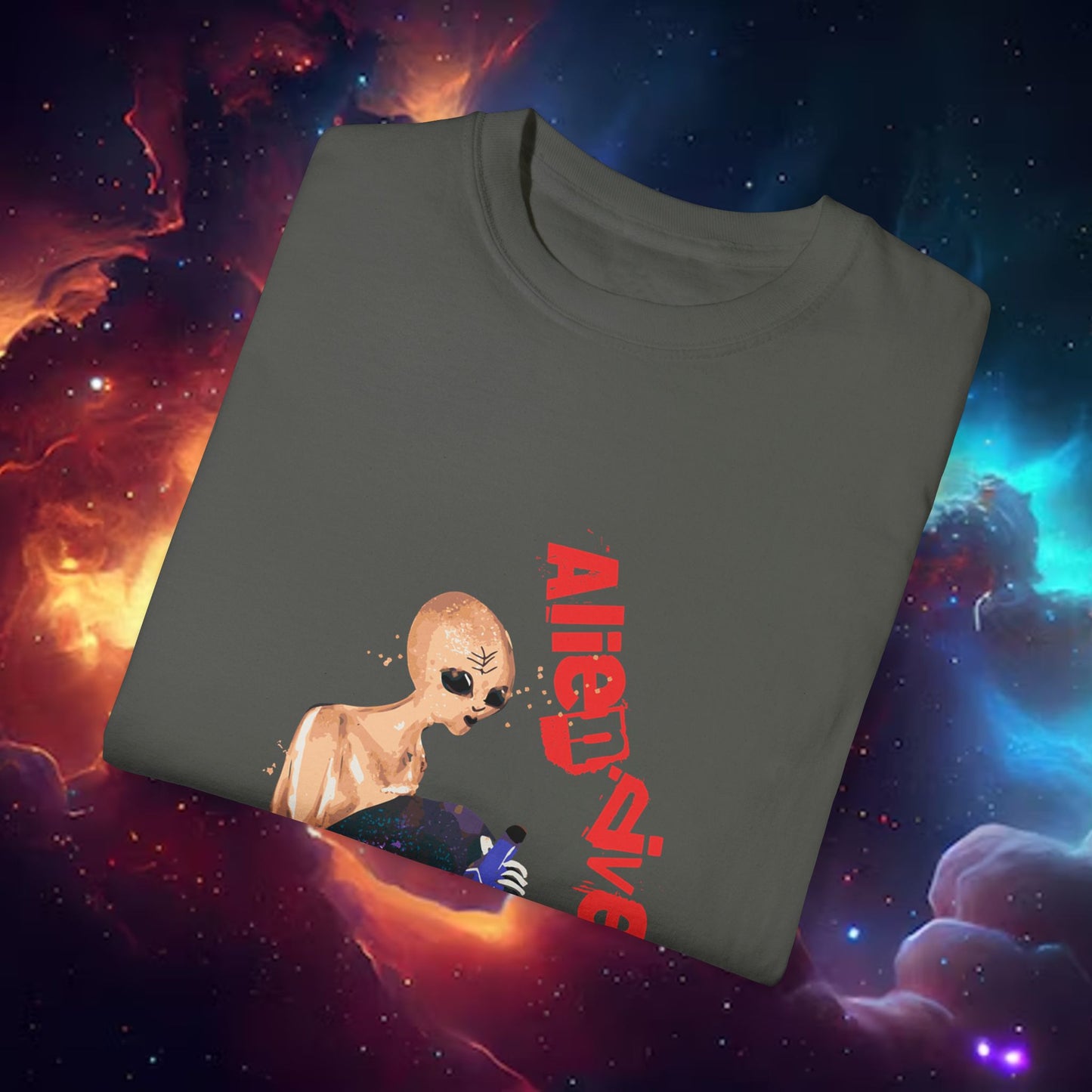 Alien Dive Bar Boxy Tee