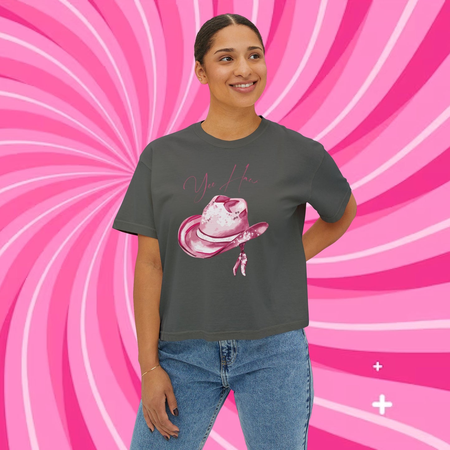 Yee Haw Boxy Crop