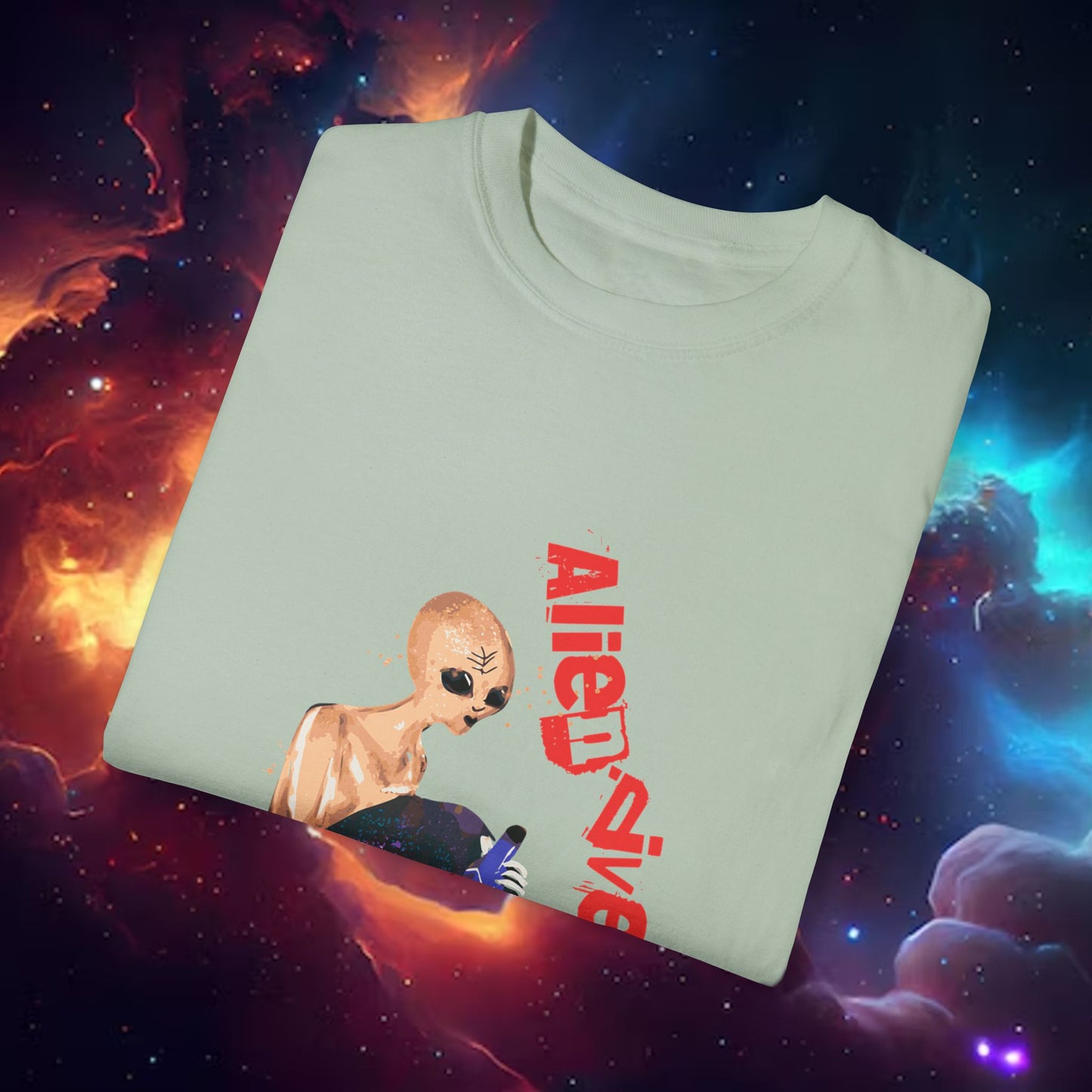 Alien Dive Bar Boxy Tee