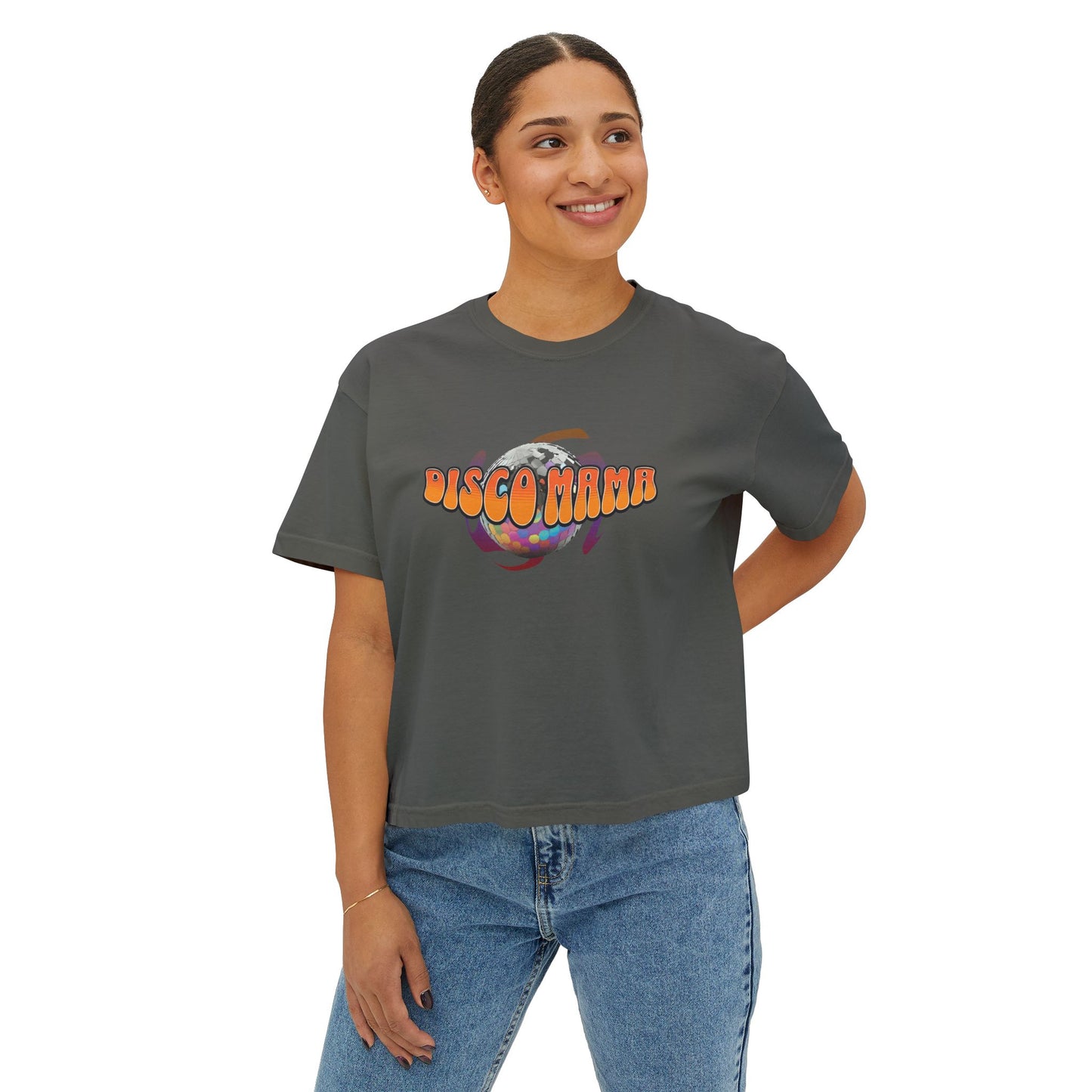 Disco Mama Boxy Crop