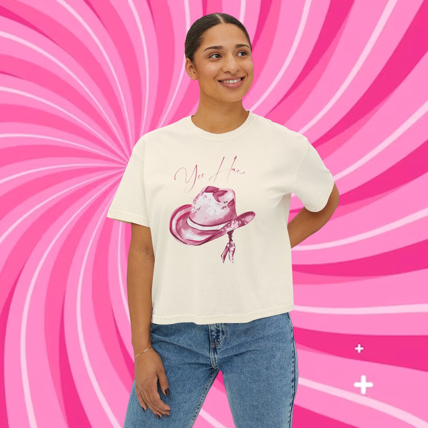 Yee Haw Boxy Crop