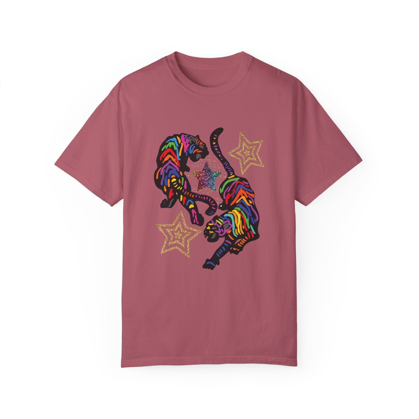 Rainbow Tiger Summer Boxy Tee