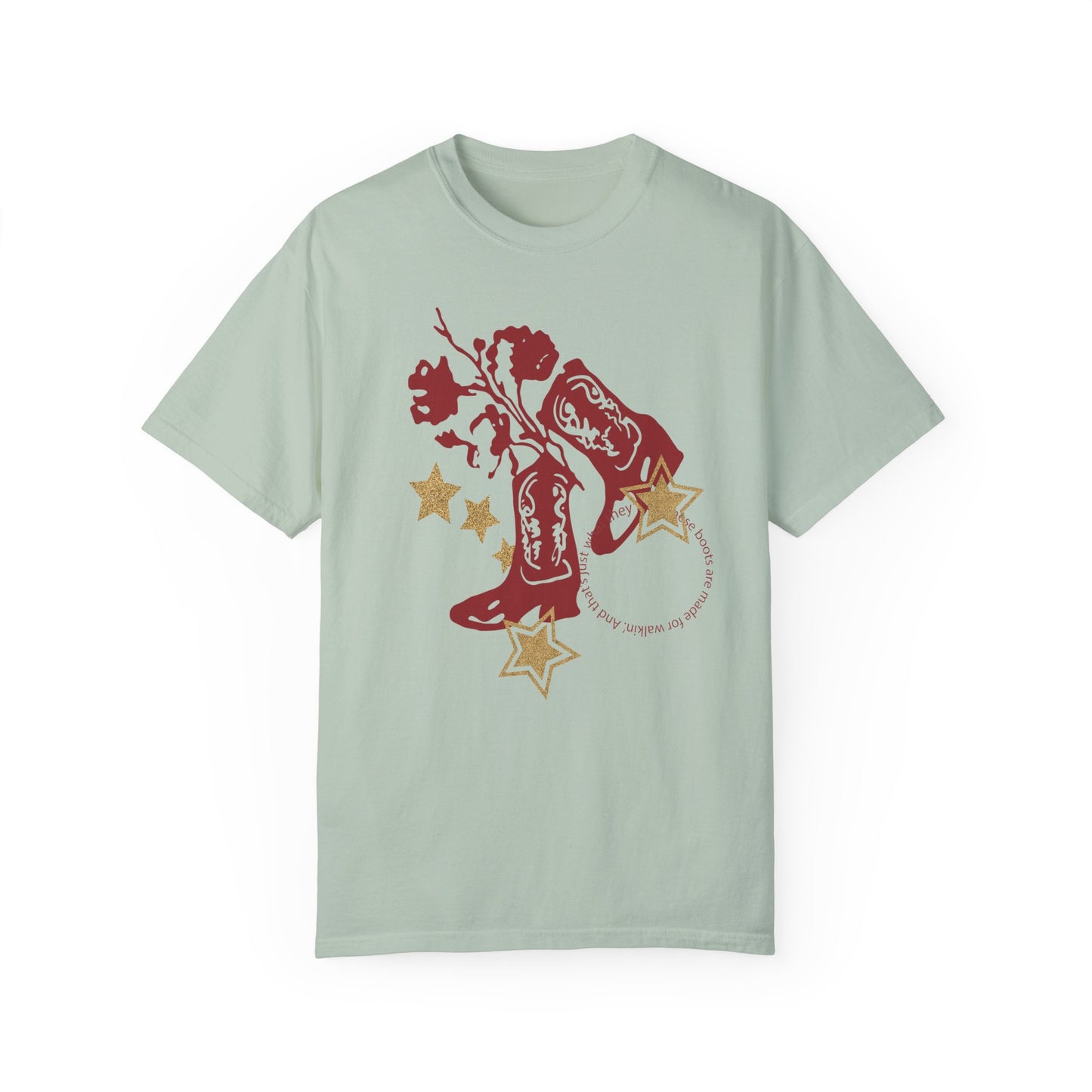 Red Boots Summer Boxy Tee