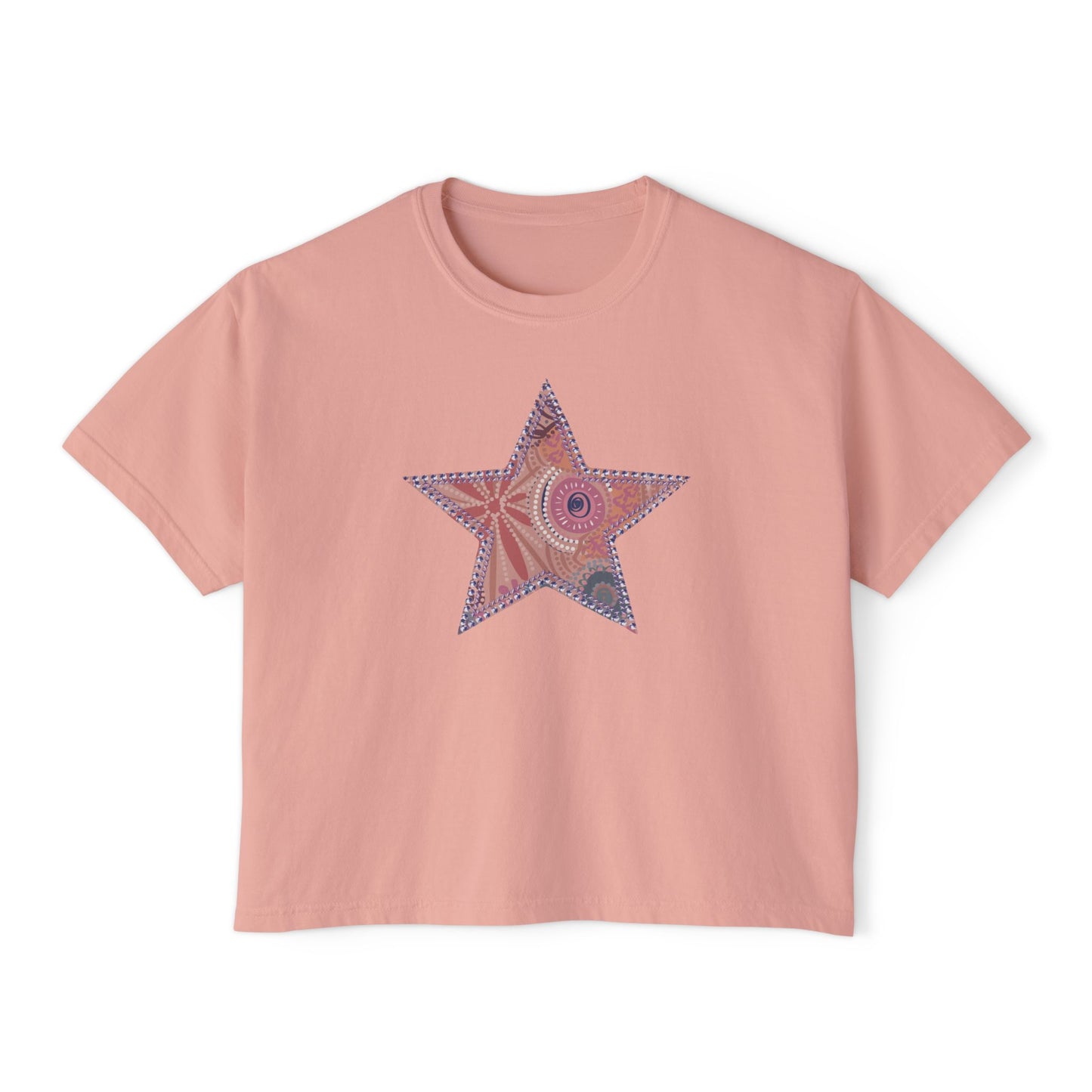 Kashmir Boxy Crop Tee