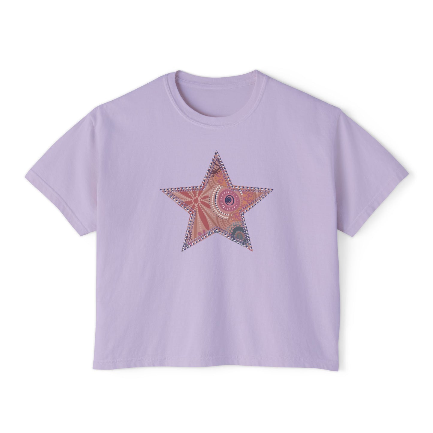 Kashmir Boxy Crop Tee