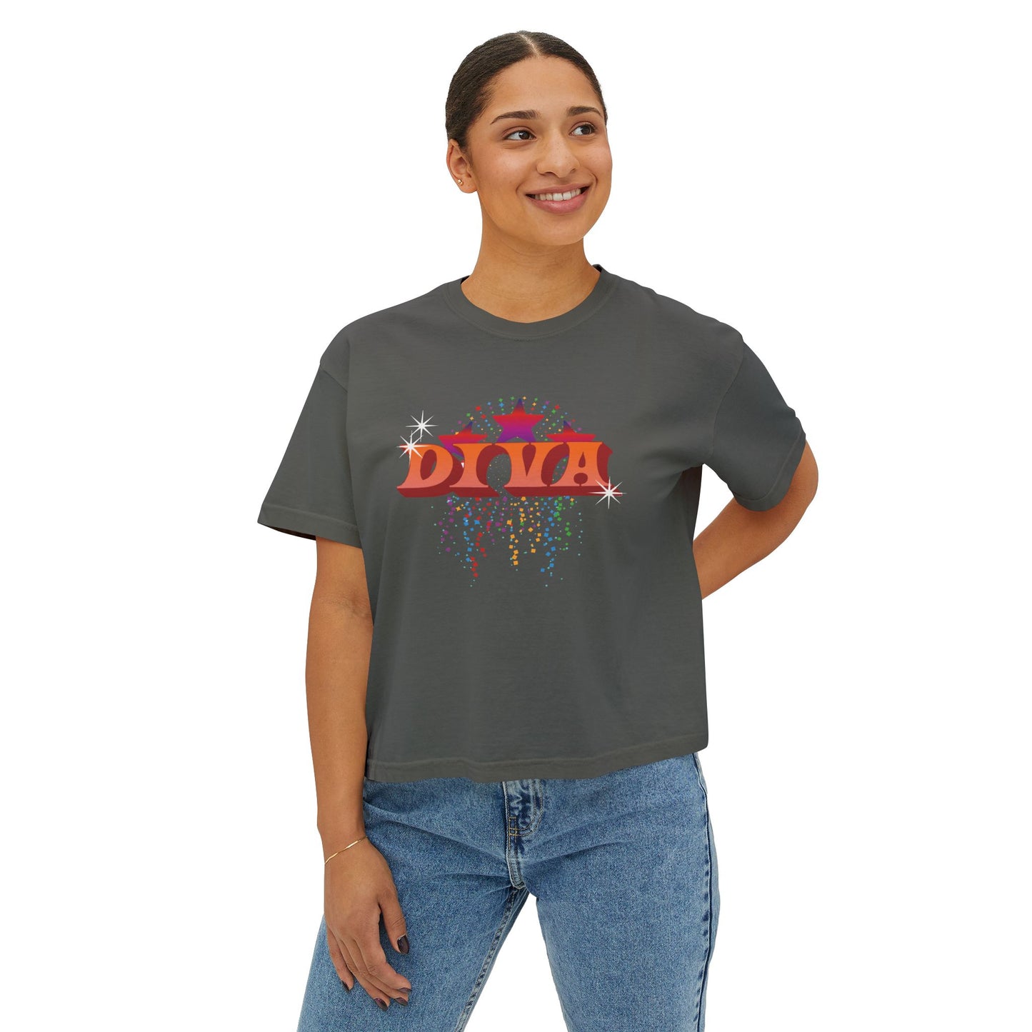 Diva Boxy Crop