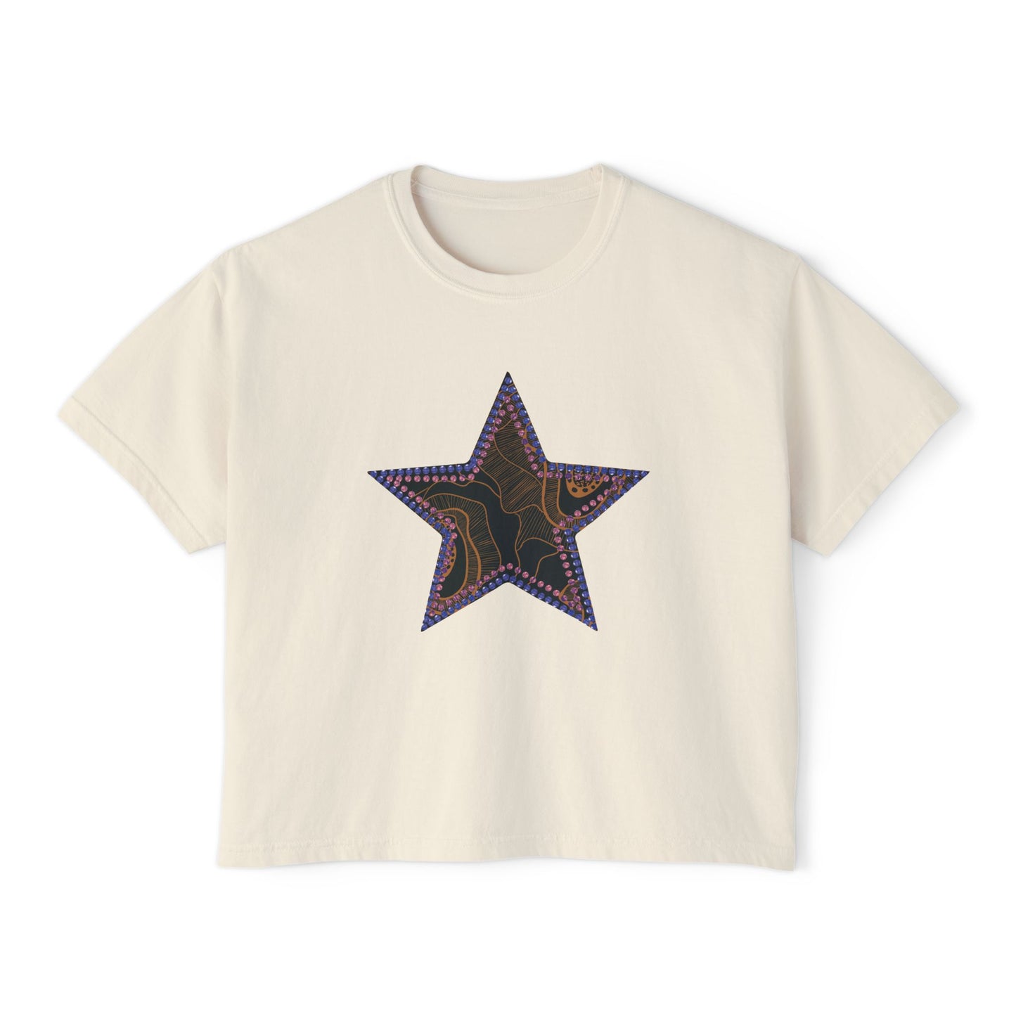 Shine Like It Does Boxy Crop Tee