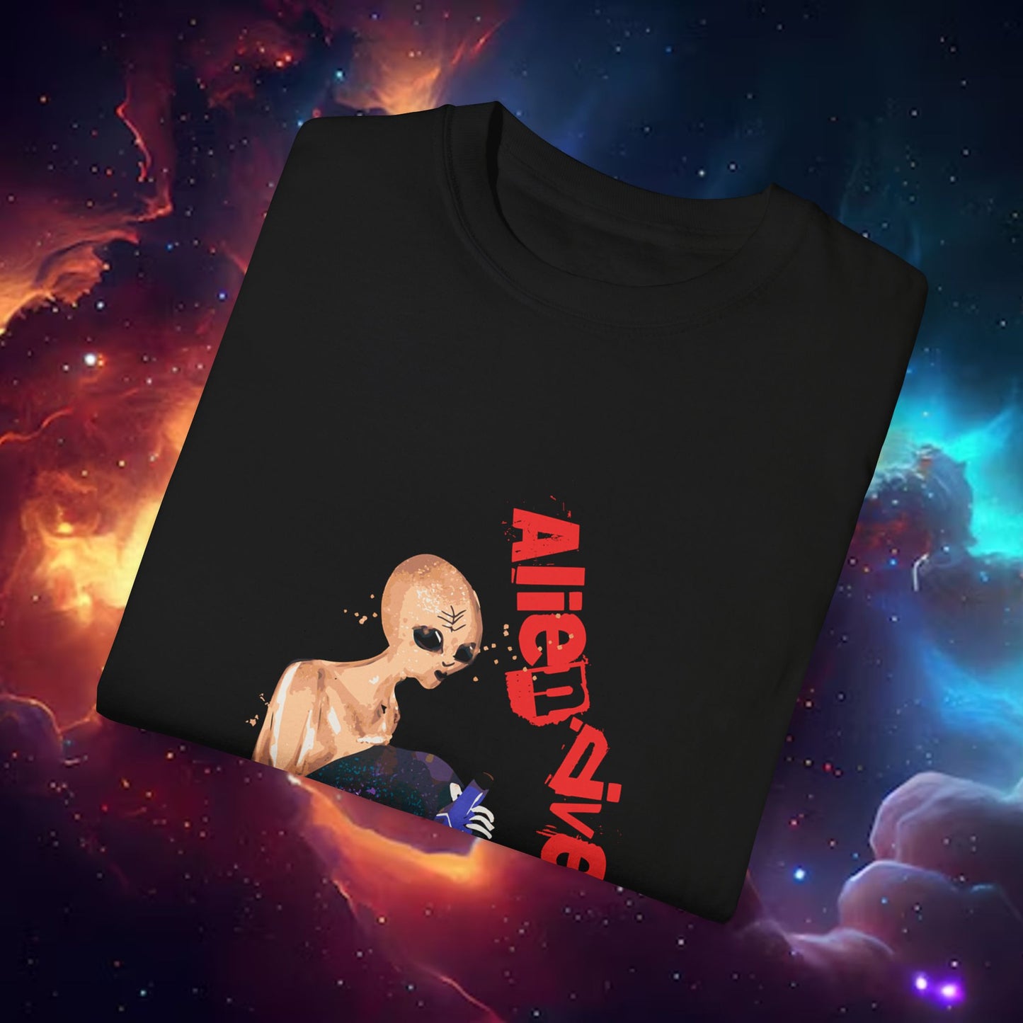 Alien Dive Bar Boxy Tee