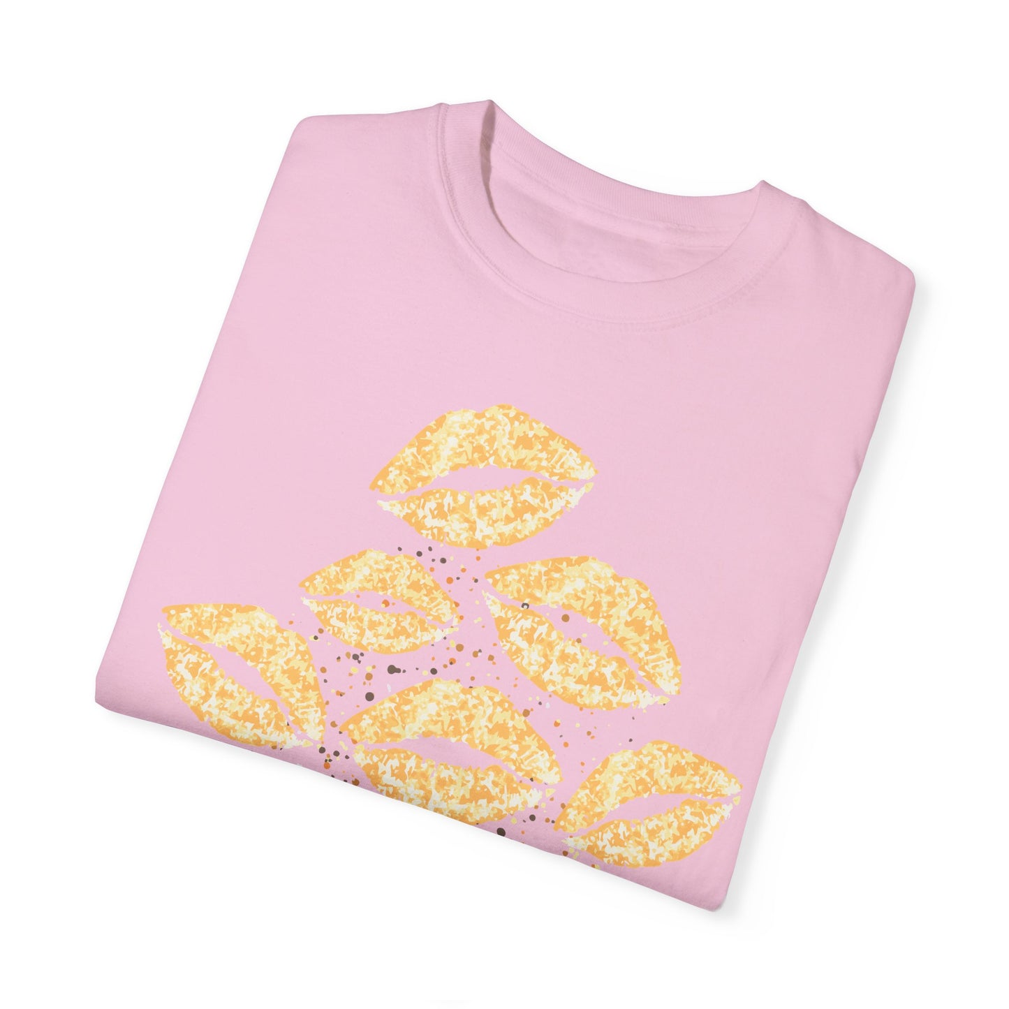 Gold Smooches Summer Boxy Tee