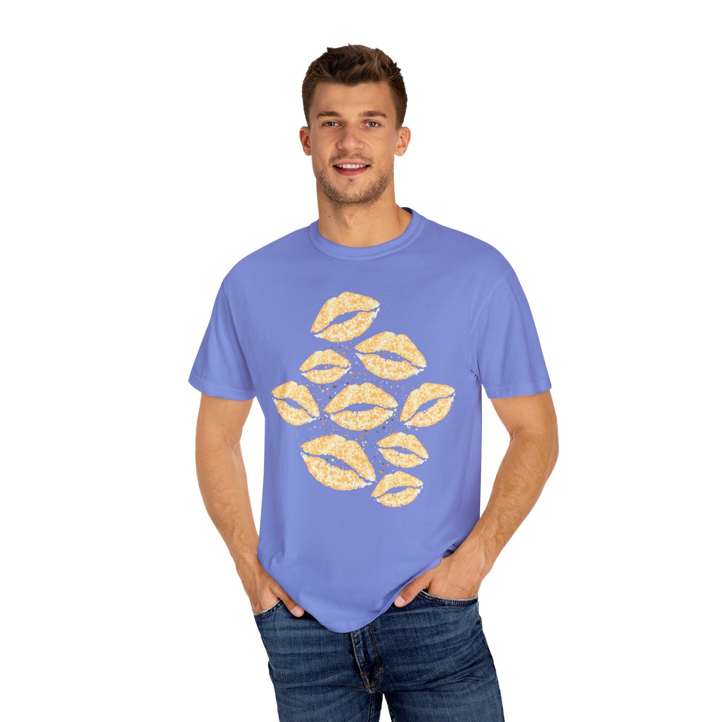 Gold Smooches Summer Boxy Tee