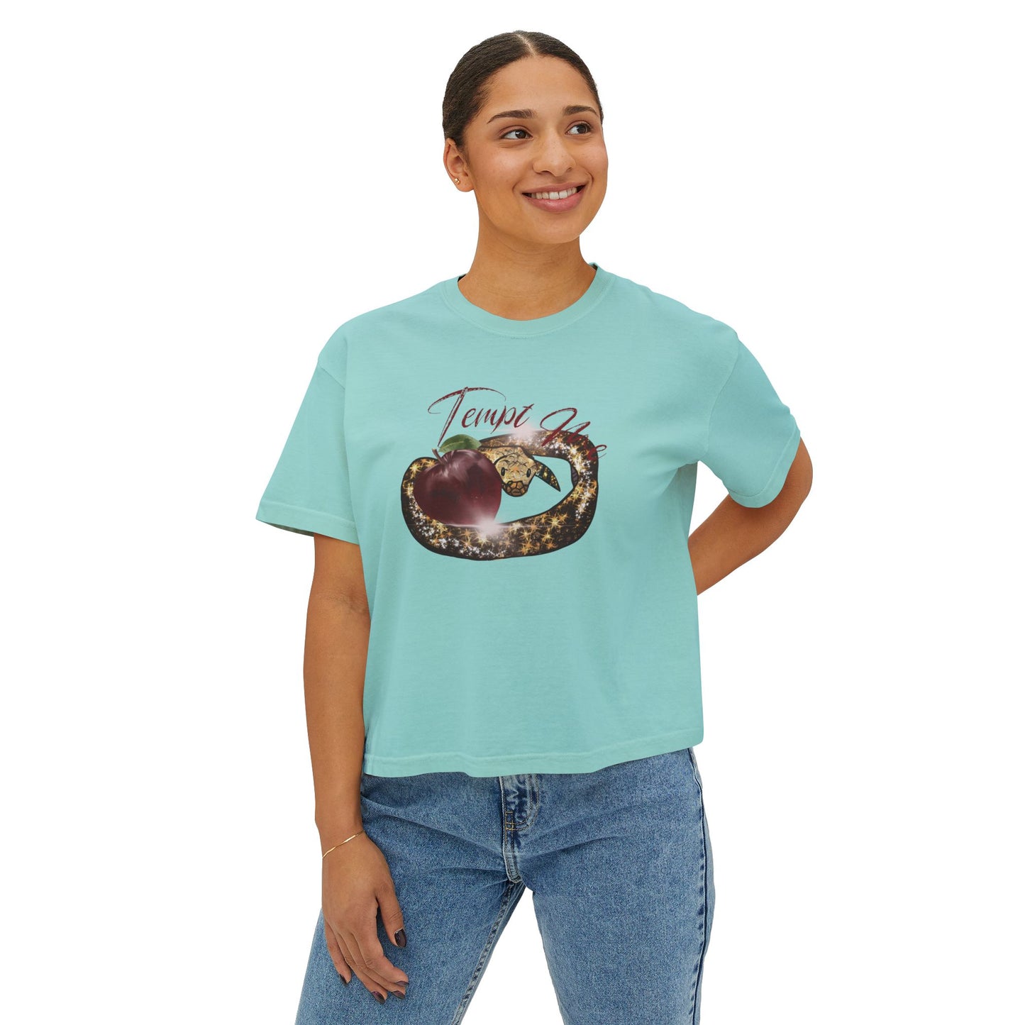 Tempt Me Boxy Crop