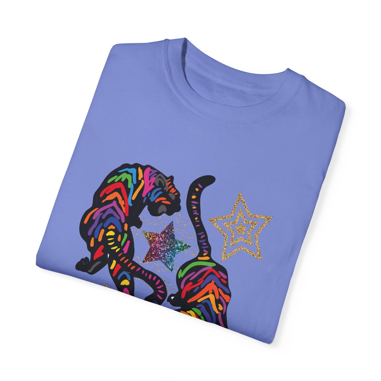 Rainbow Tiger Summer Boxy Tee