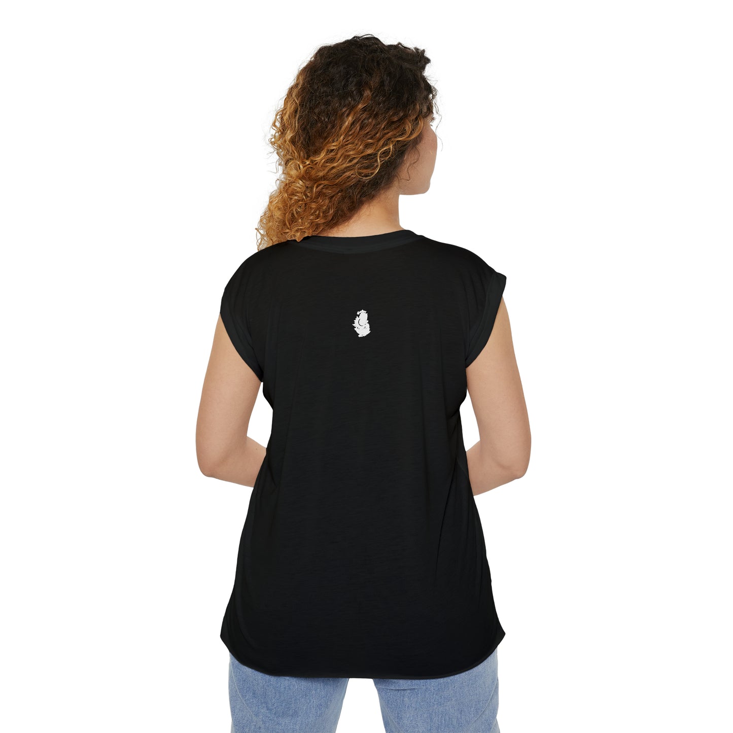 All You Rolled Cuffs Muscle Tee (Black)