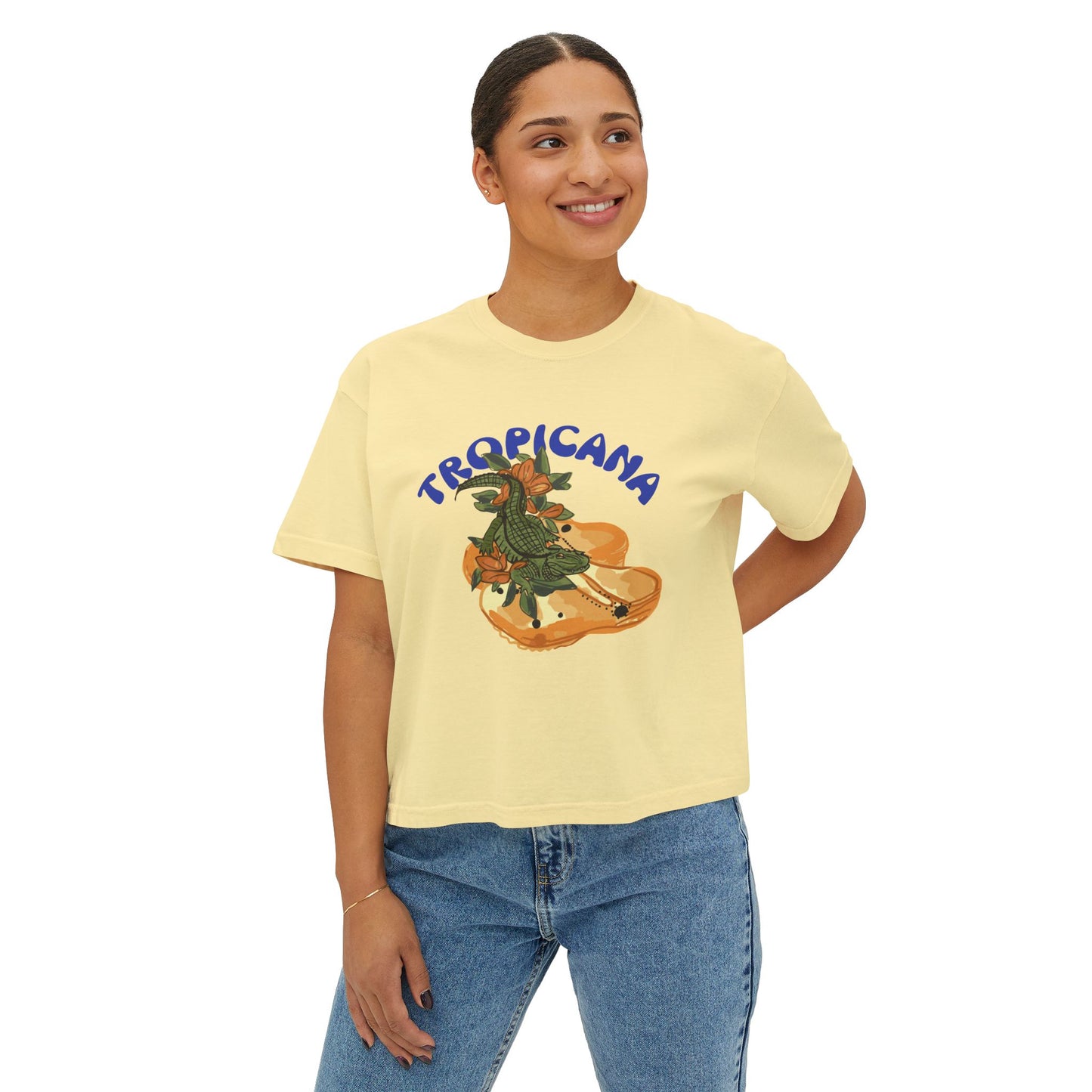 Tropicana Chomp Boxy Crop