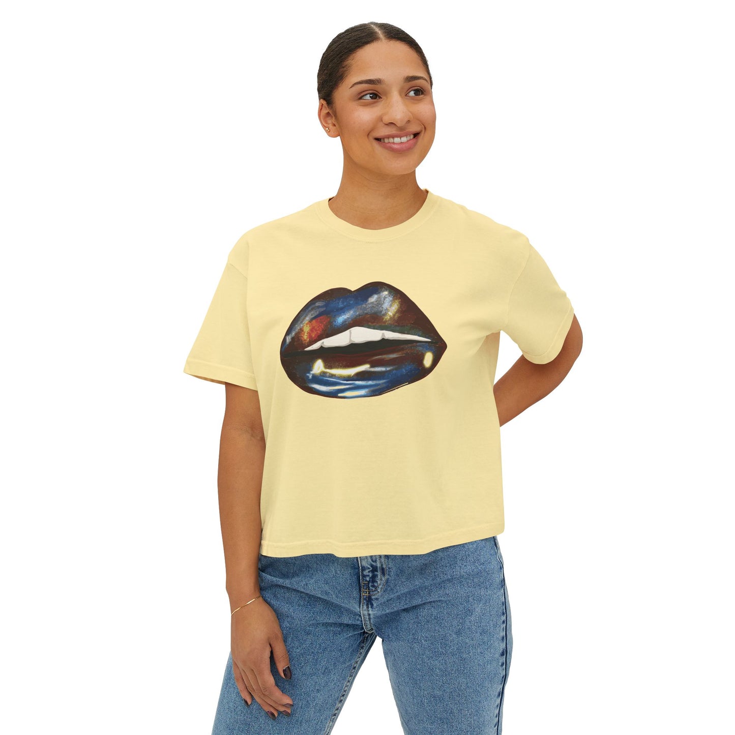 Candy Kiss Boxy Crop