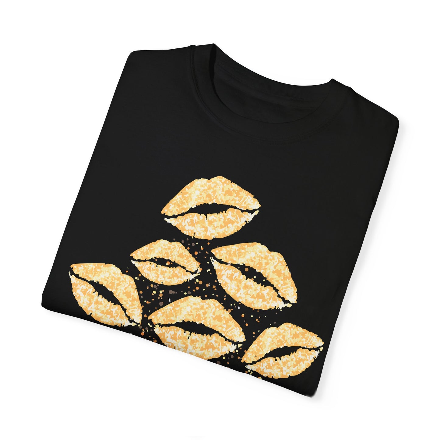Gold Smooches Summer Boxy Tee