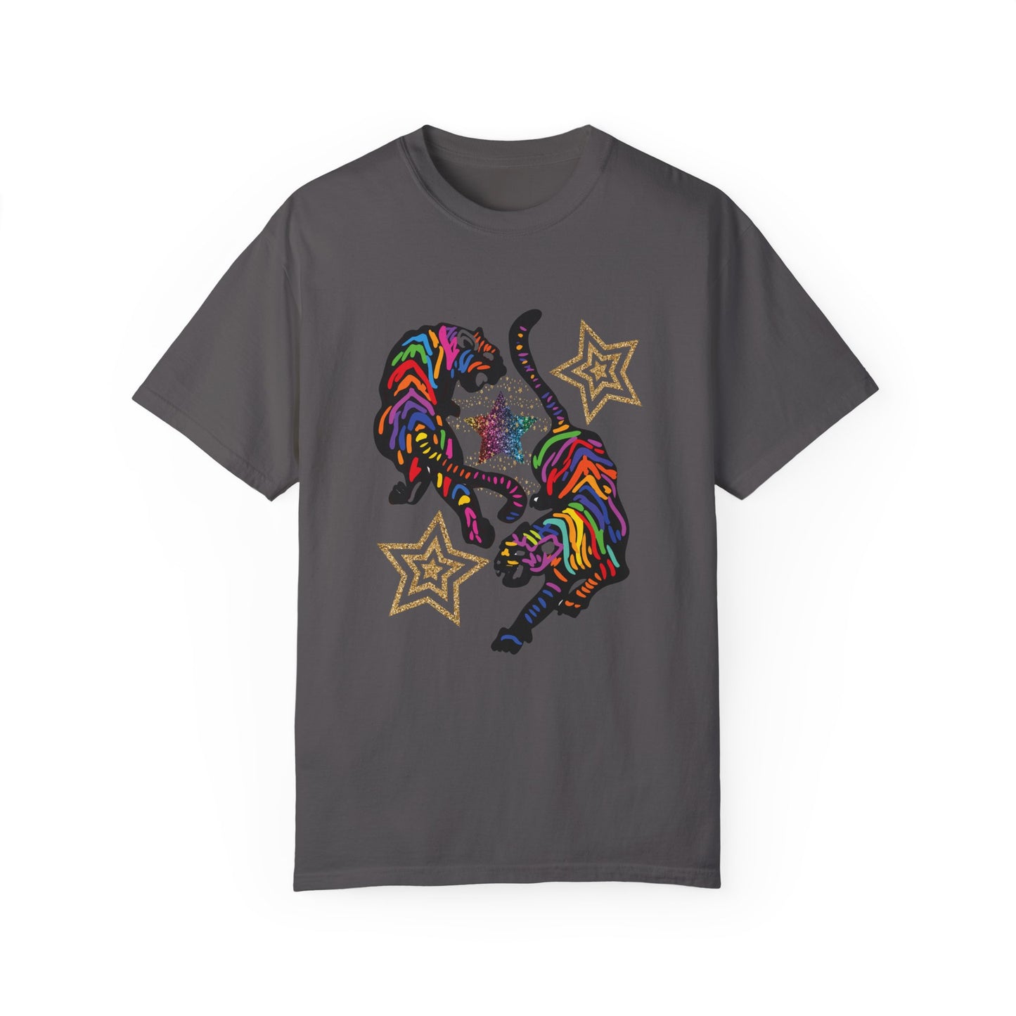 Rainbow Tiger Summer Boxy Tee