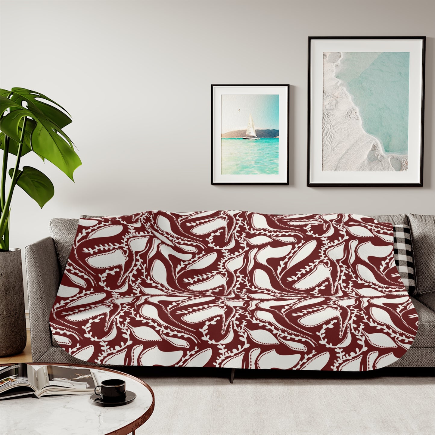 Pepperberry Sherpa Blanket