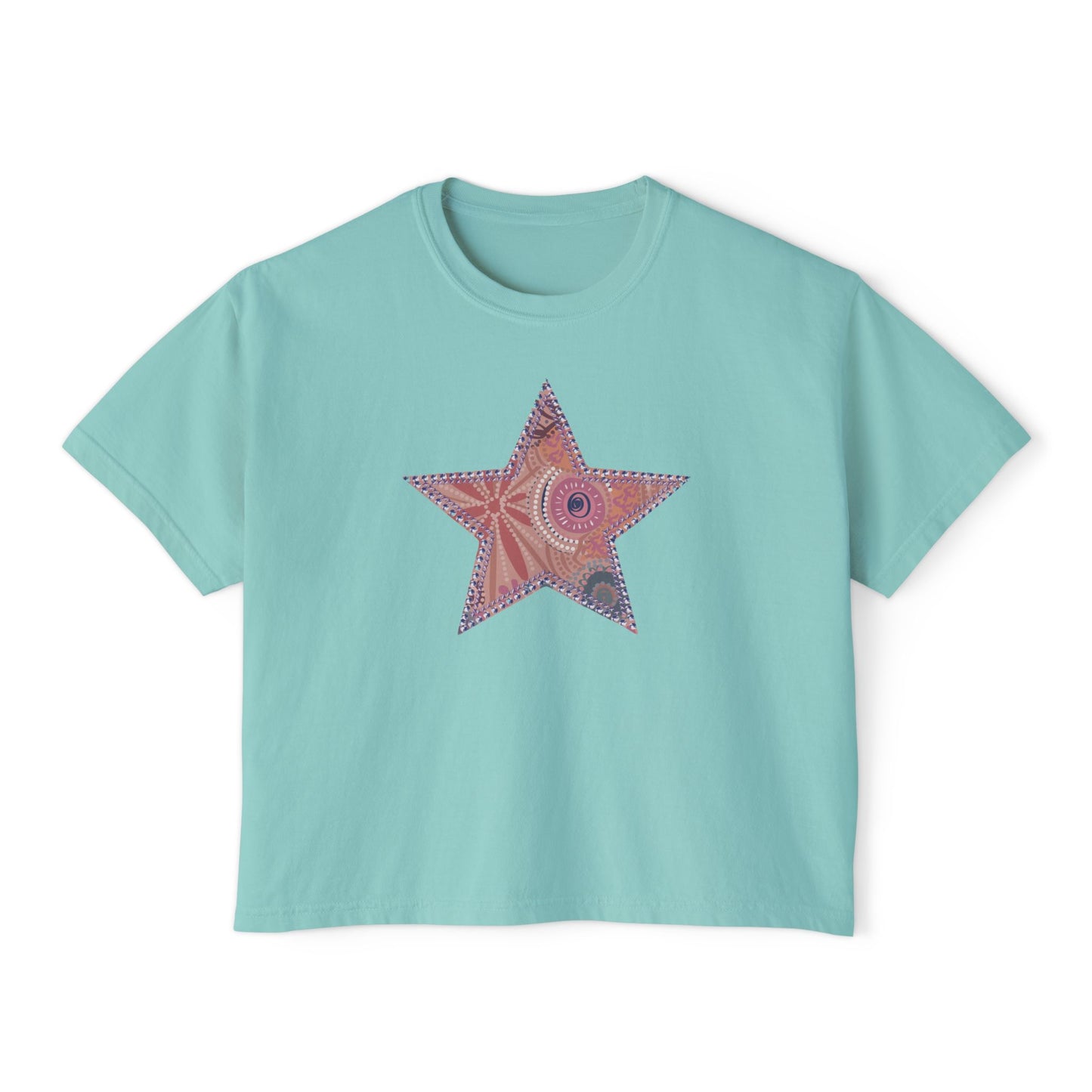 Kashmir Boxy Crop Tee