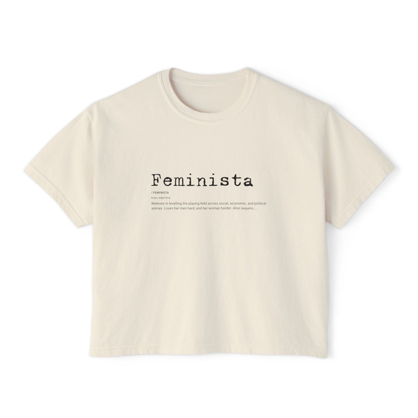Feminista Boxy Crop