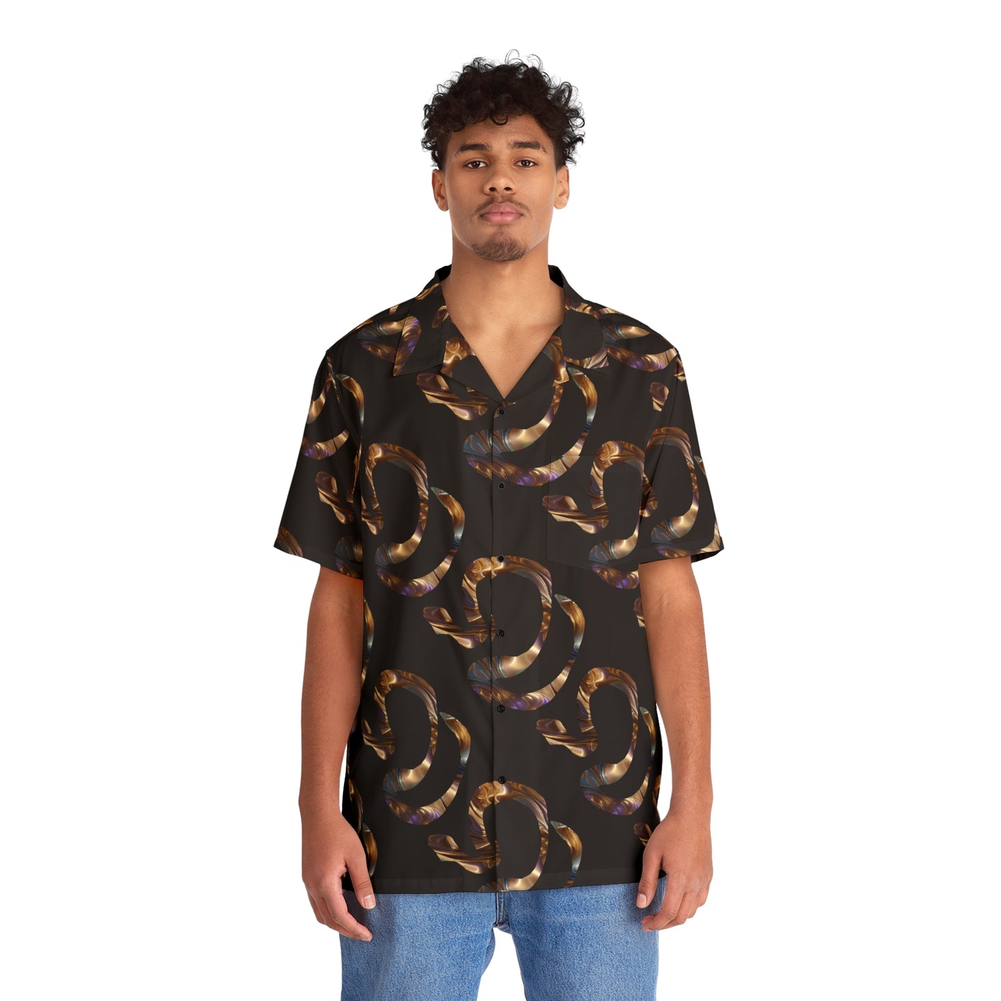 Bronze God Men's Shirt (Charcoal)