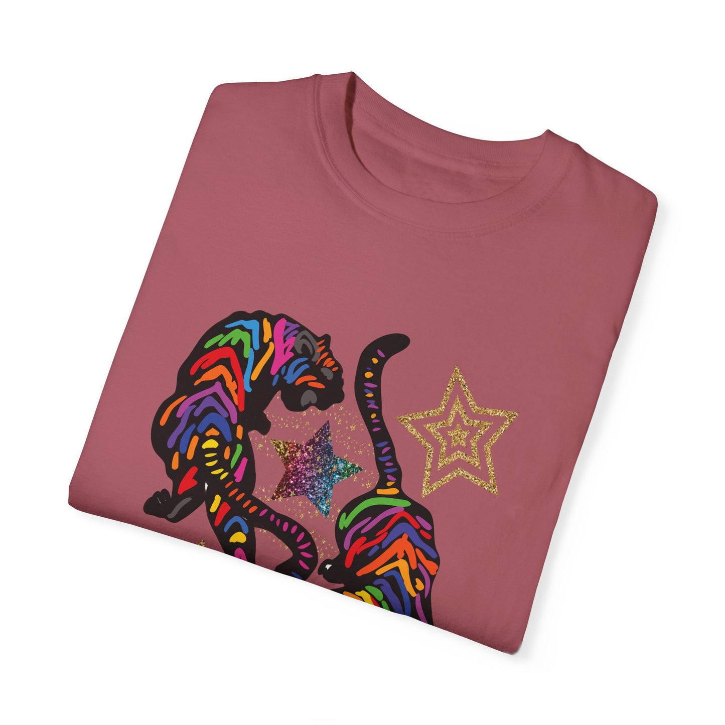 Rainbow Tiger Summer Boxy Tee