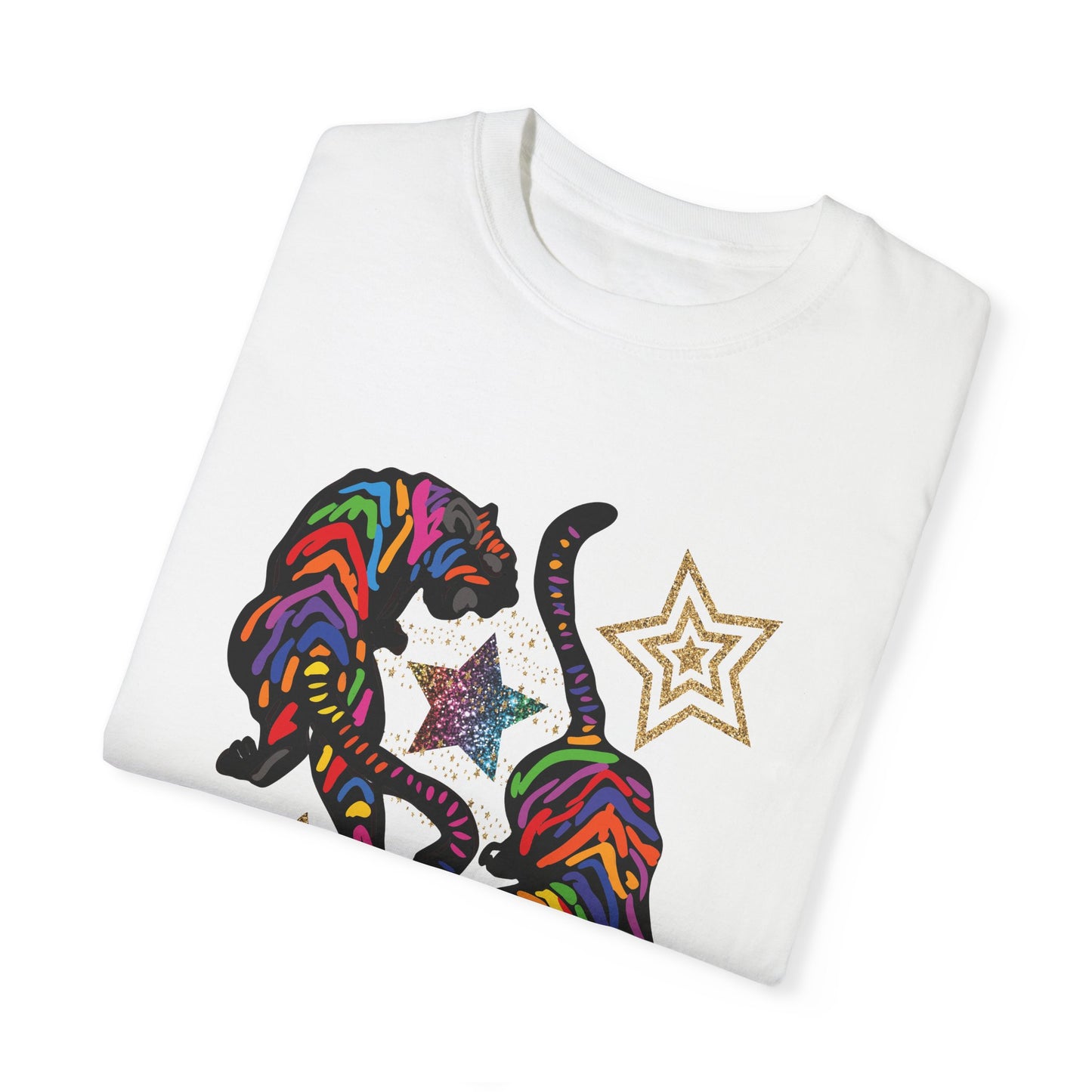 Rainbow Tiger Summer Boxy Tee