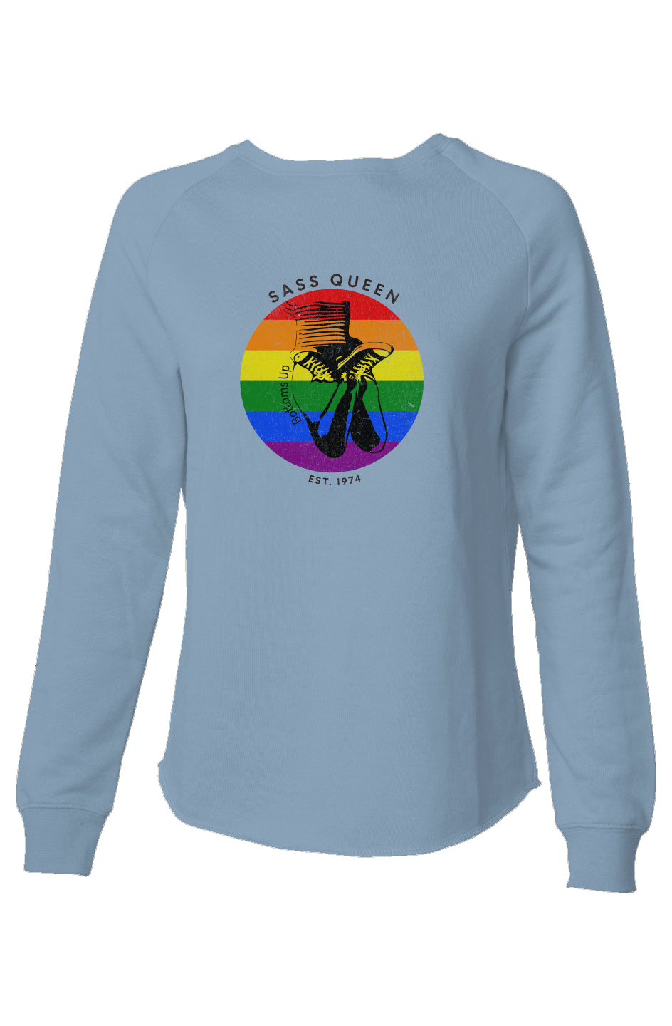 Bottoms Up Blue Sweatshirt