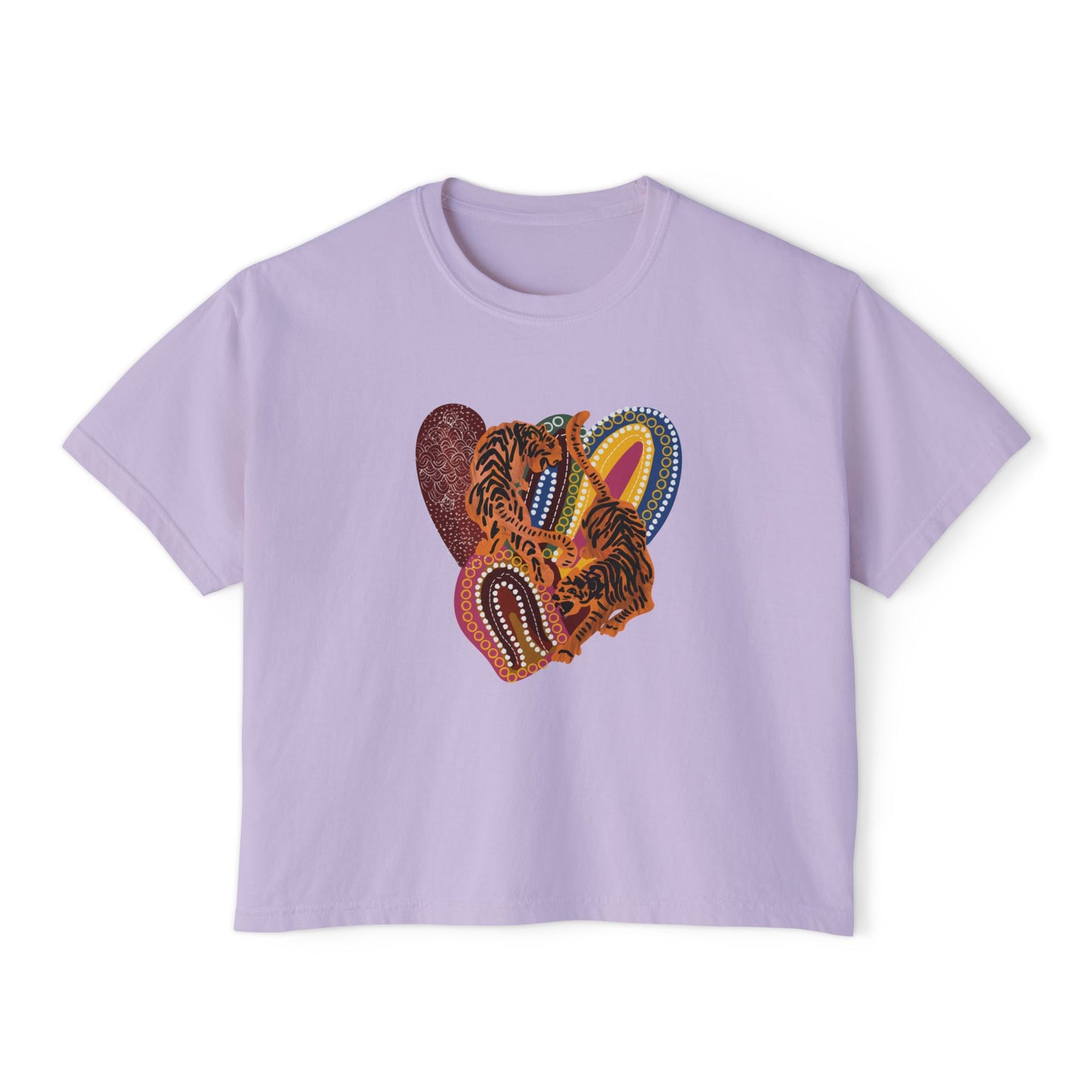 Tiger Latte Boxy Crop