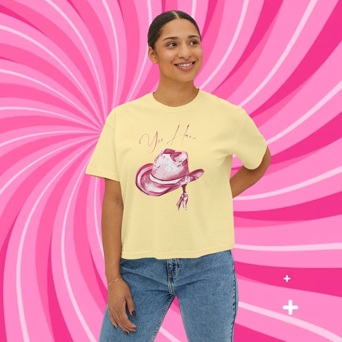 Yee Haw Boxy Crop