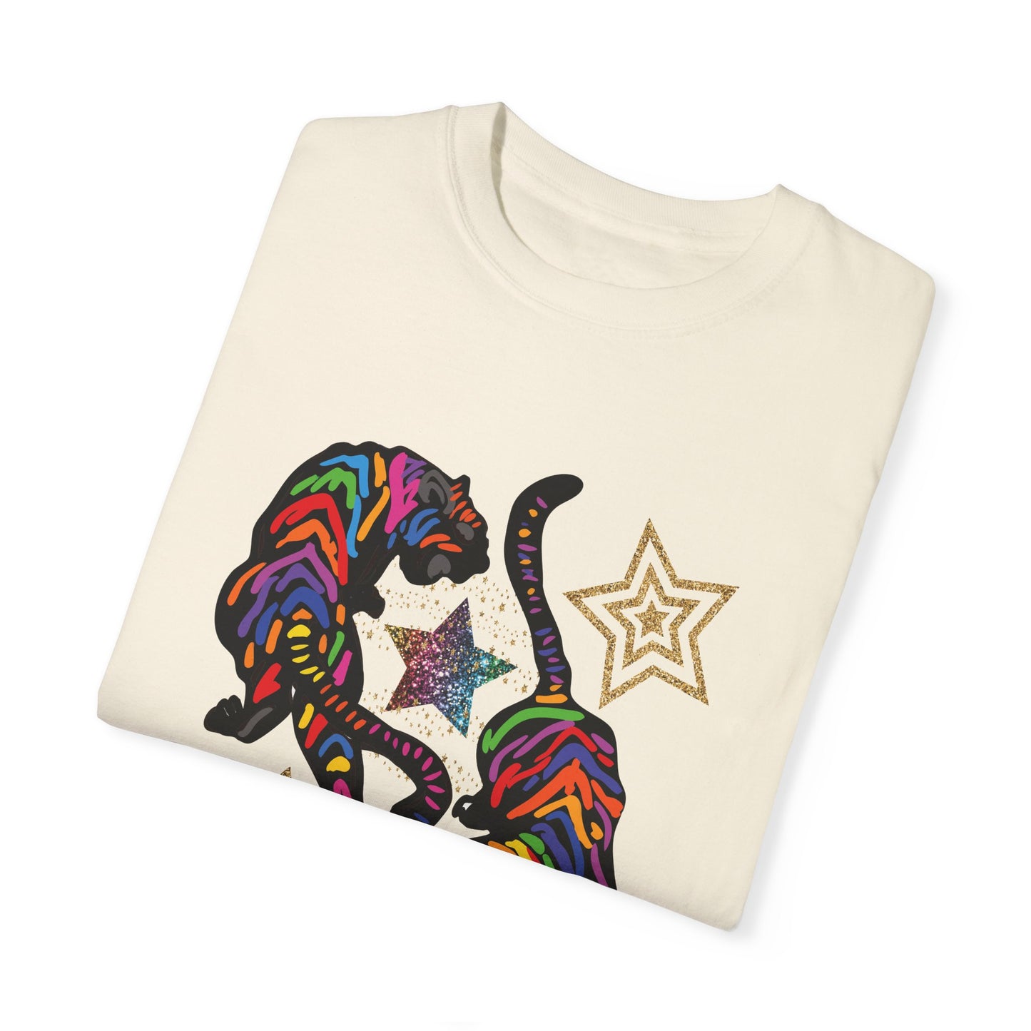 Rainbow Tiger Summer Boxy Tee