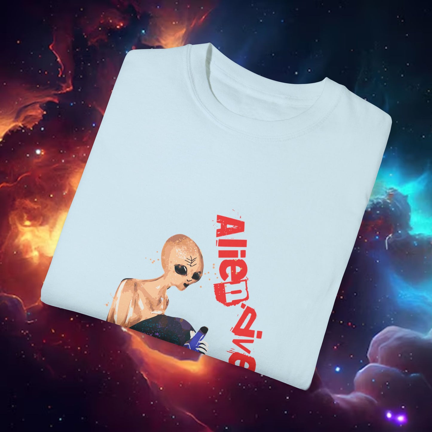 Alien Dive Bar Boxy Tee