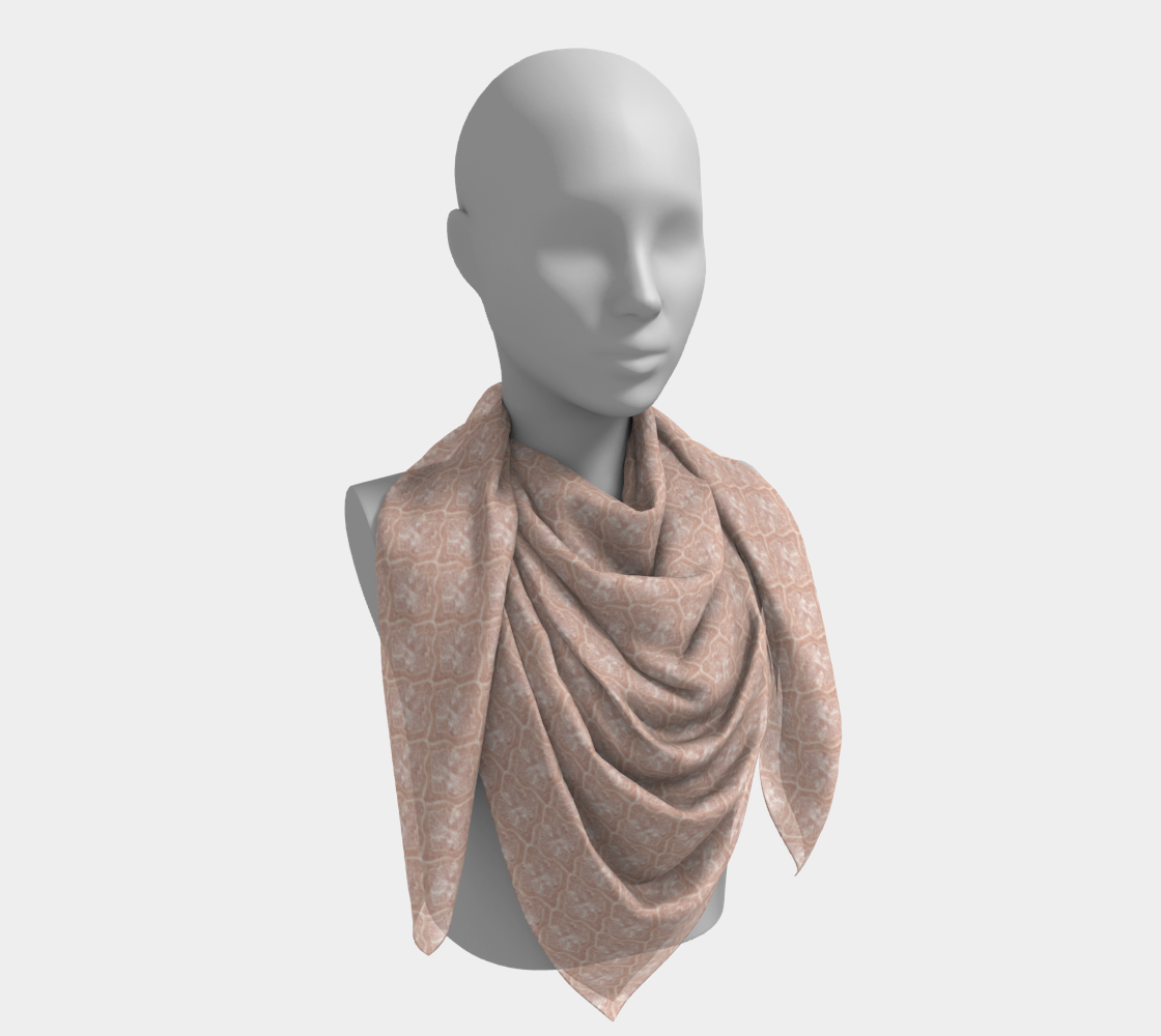 Oceanic Ogee Scarf