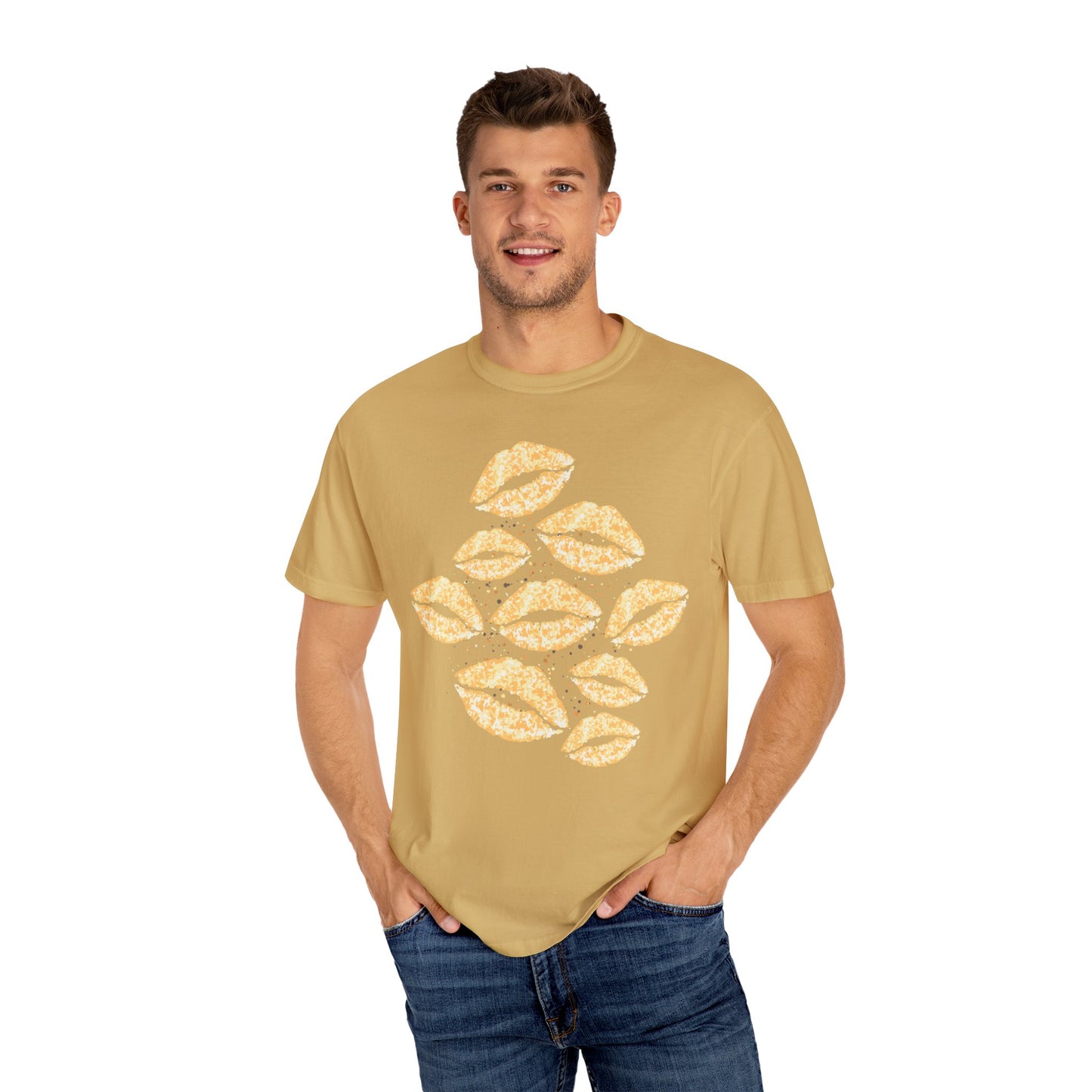 Gold Smooches Summer Boxy Tee