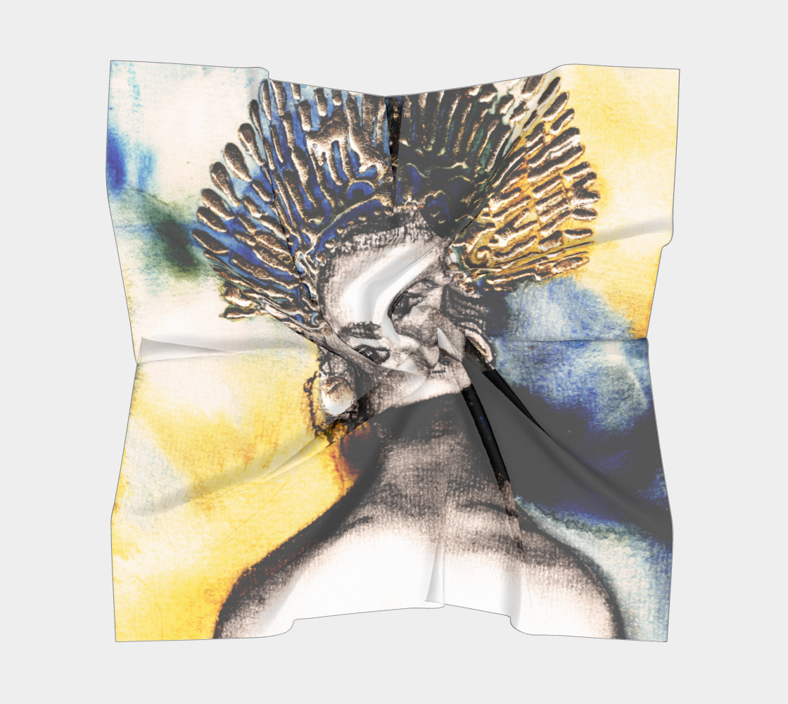 Crown Art Print Scarf