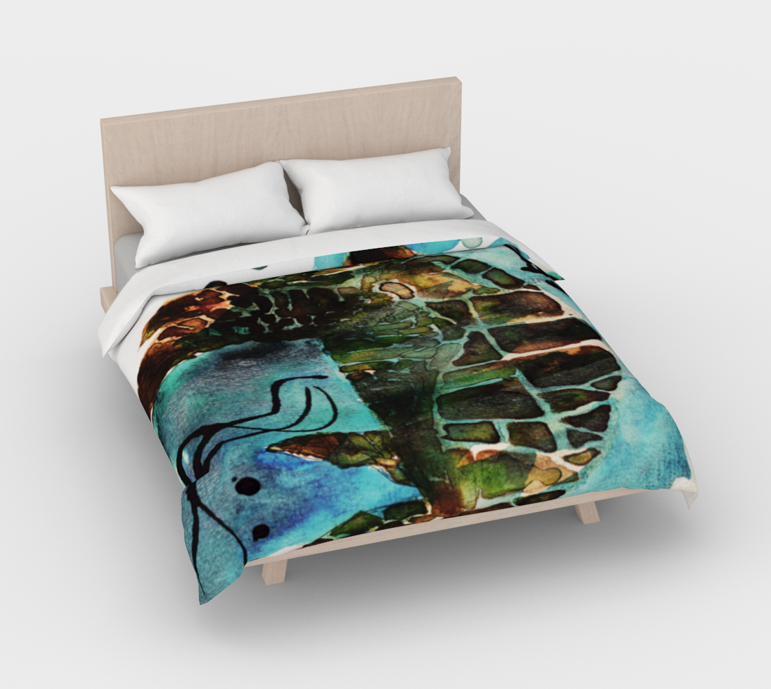 Saltwater Man Duvet Cover