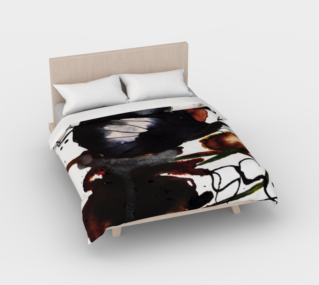 Moth to a Flame Duvet Cover