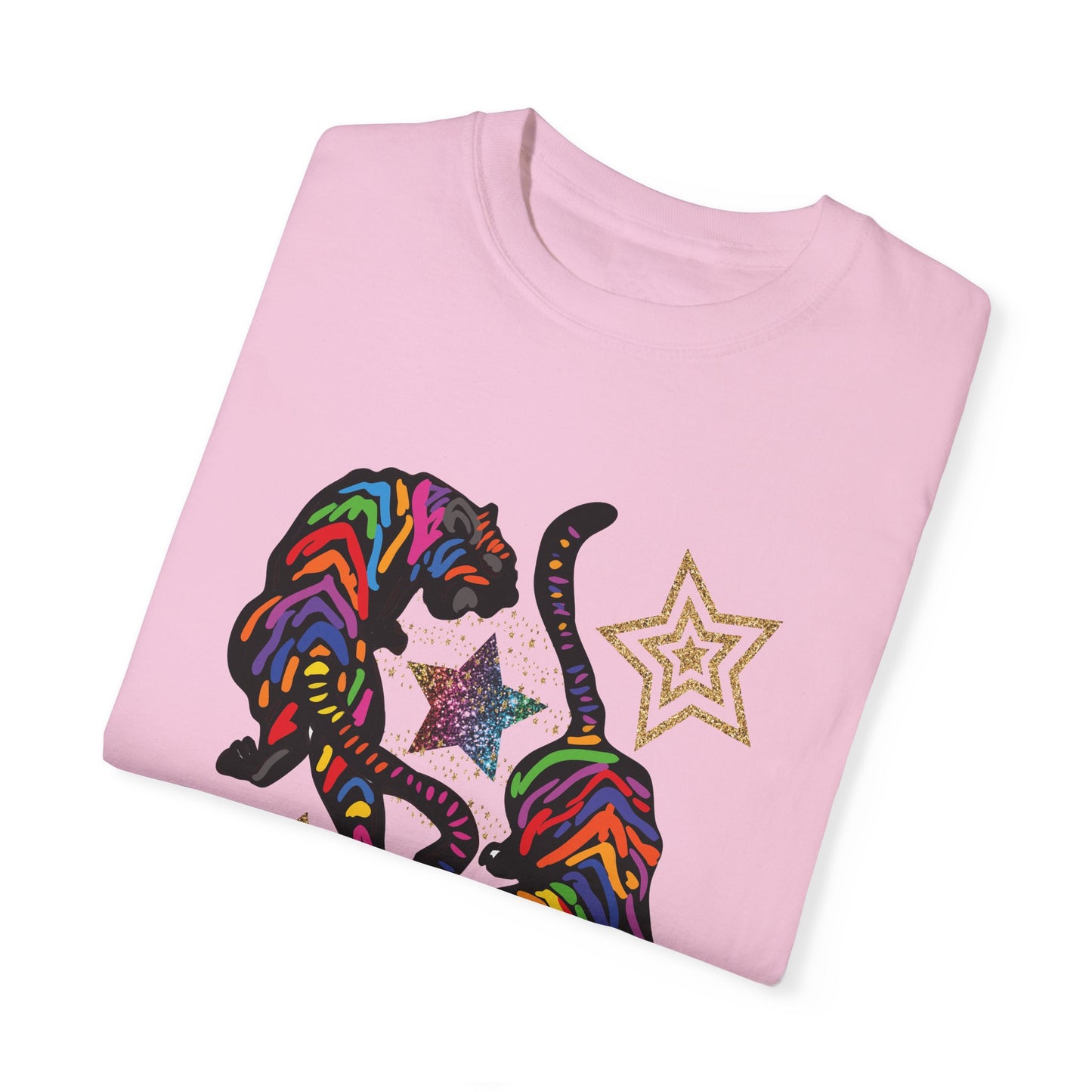 Rainbow Tiger Summer Boxy Tee