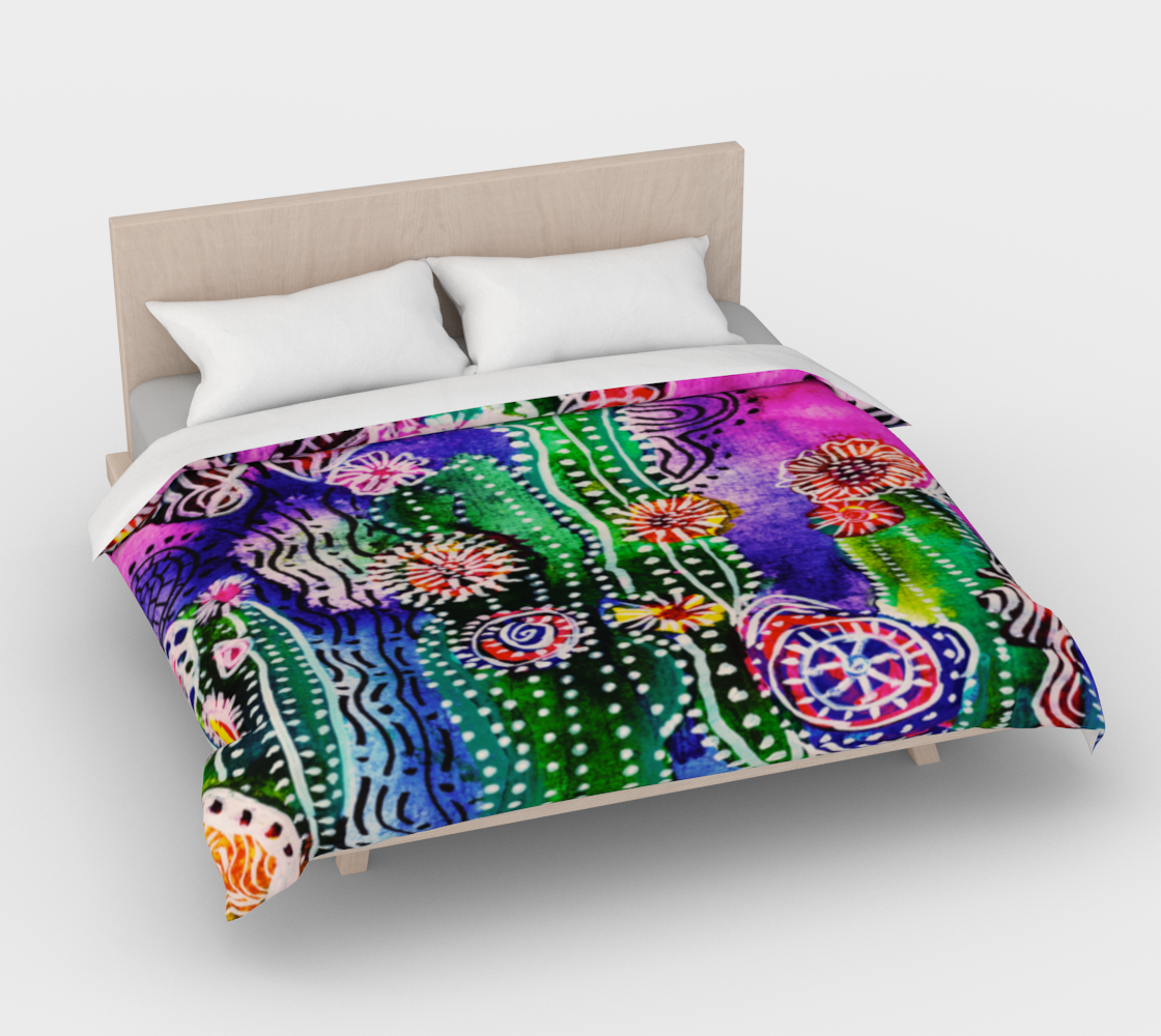 Cactus Grove Duvet Cover