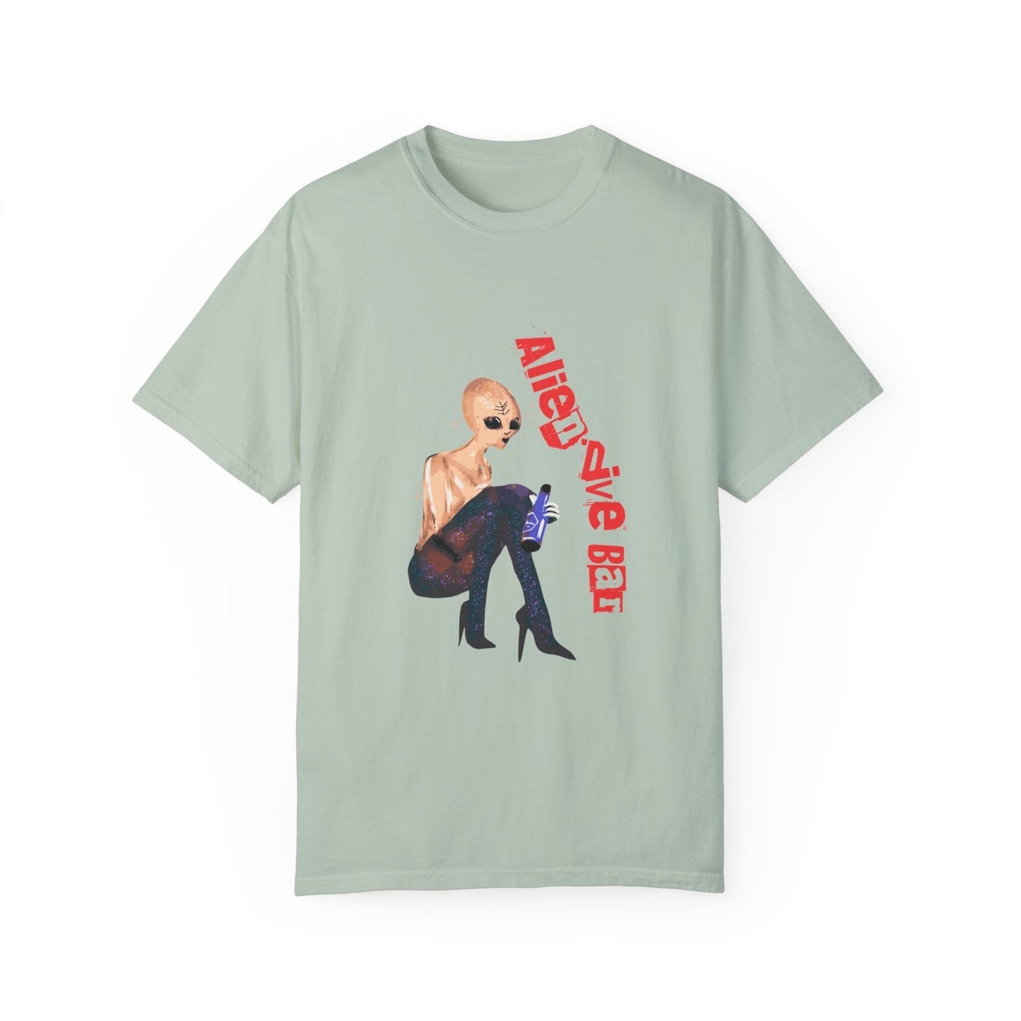Alien Dive Bar Boxy Tee