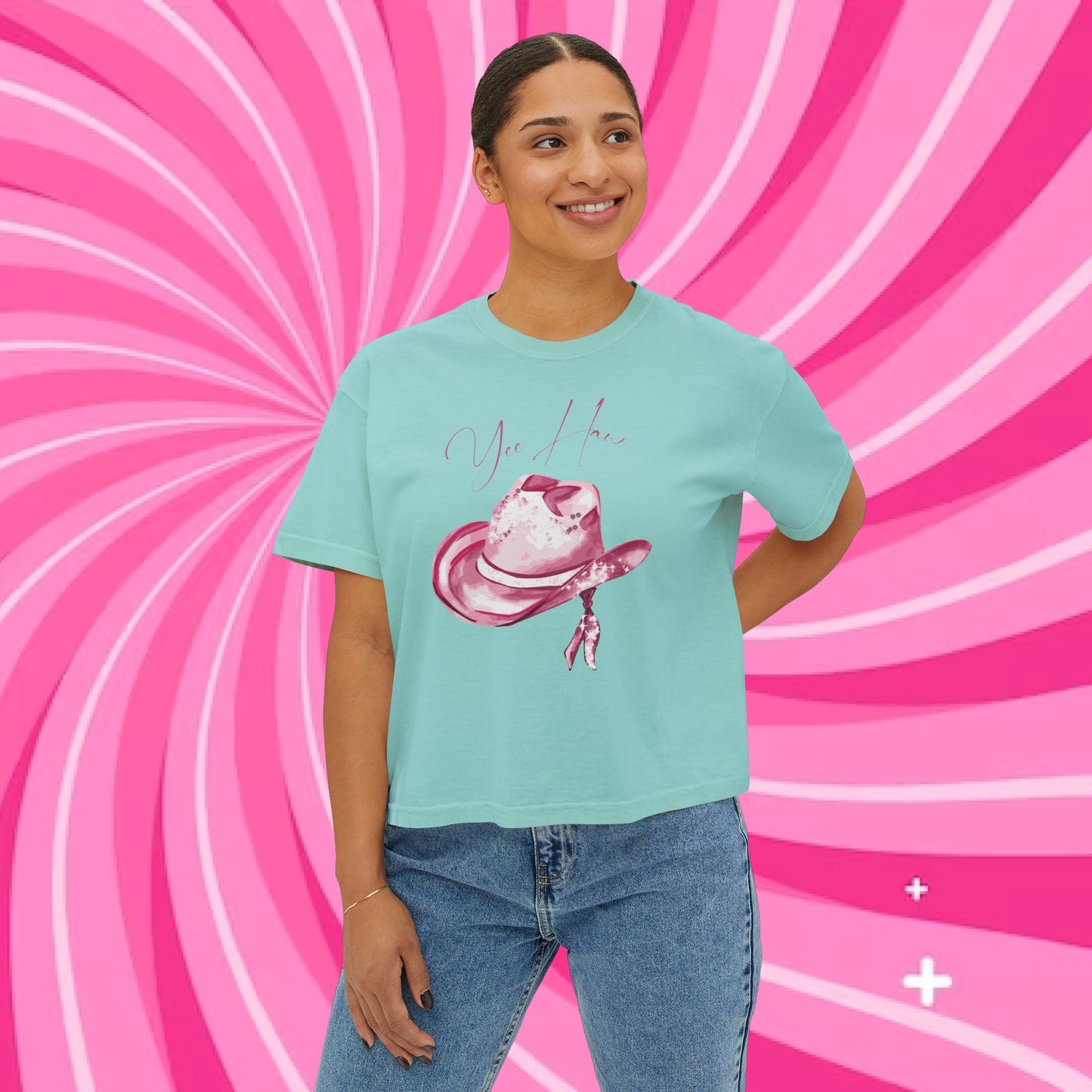 Yee Haw Boxy Crop
