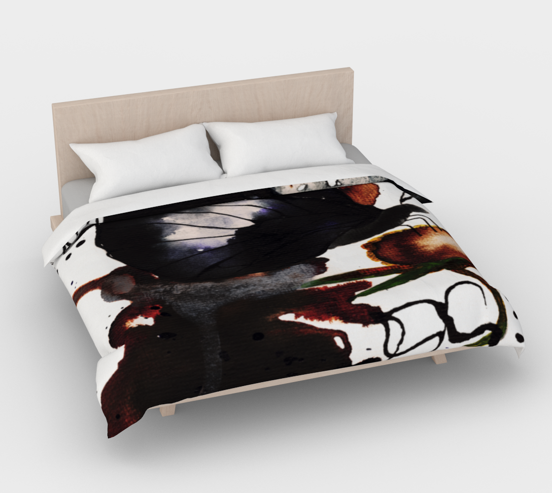 Moth to a Flame Duvet Cover