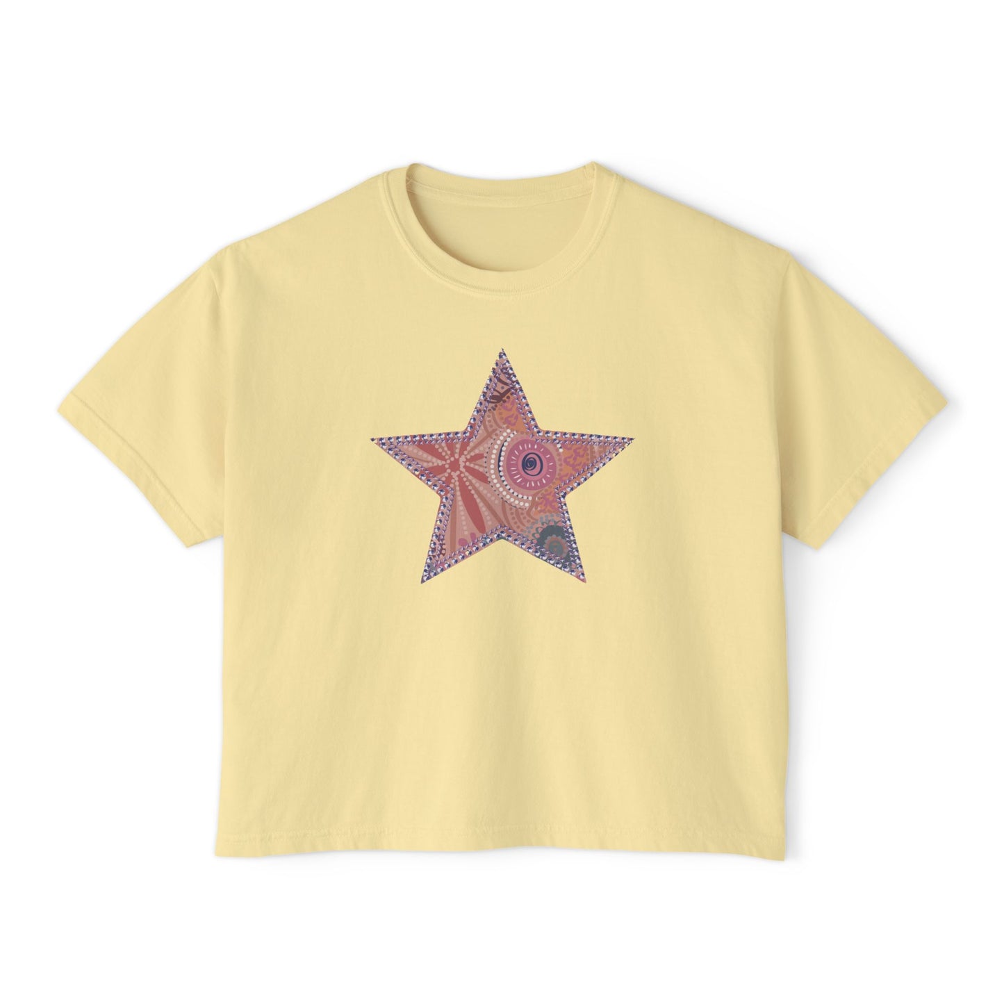 Kashmir Boxy Crop Tee